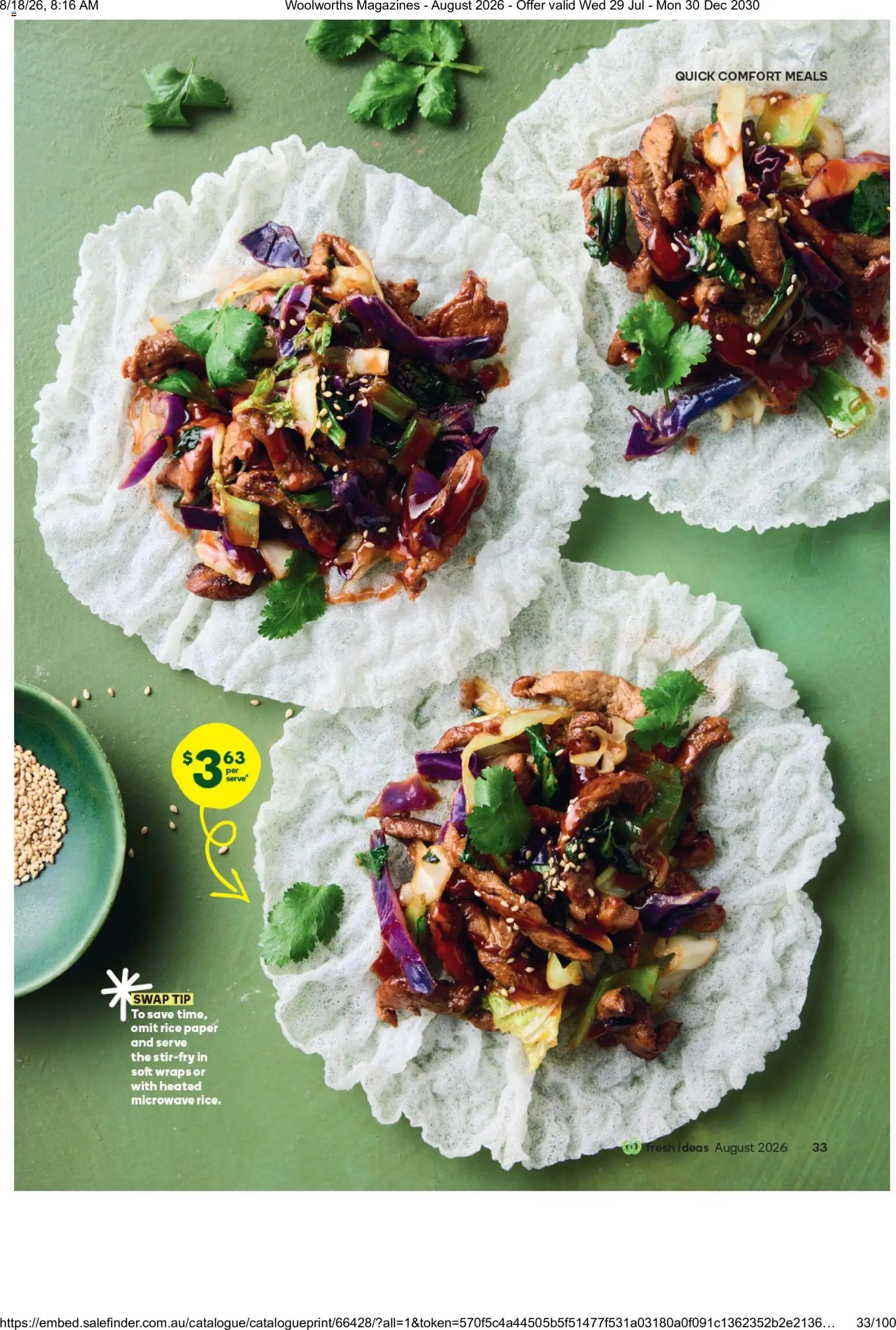 Woolworths catalogue from 01/08/2026 Woolworths catalogue August 2026