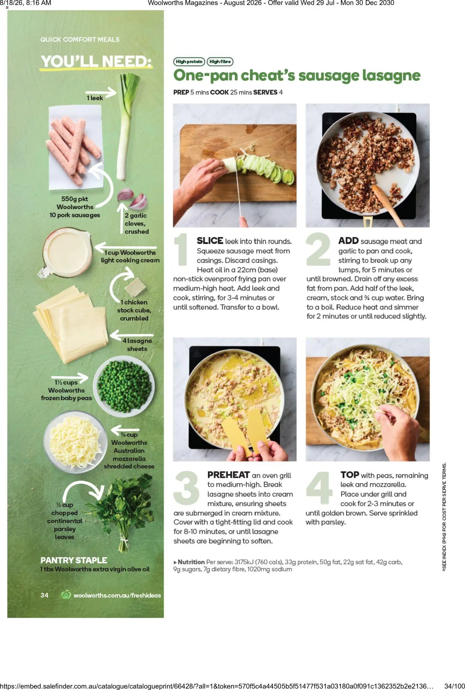 Woolworths catalogue from 01/08/2026 Woolworths catalogue August 2026