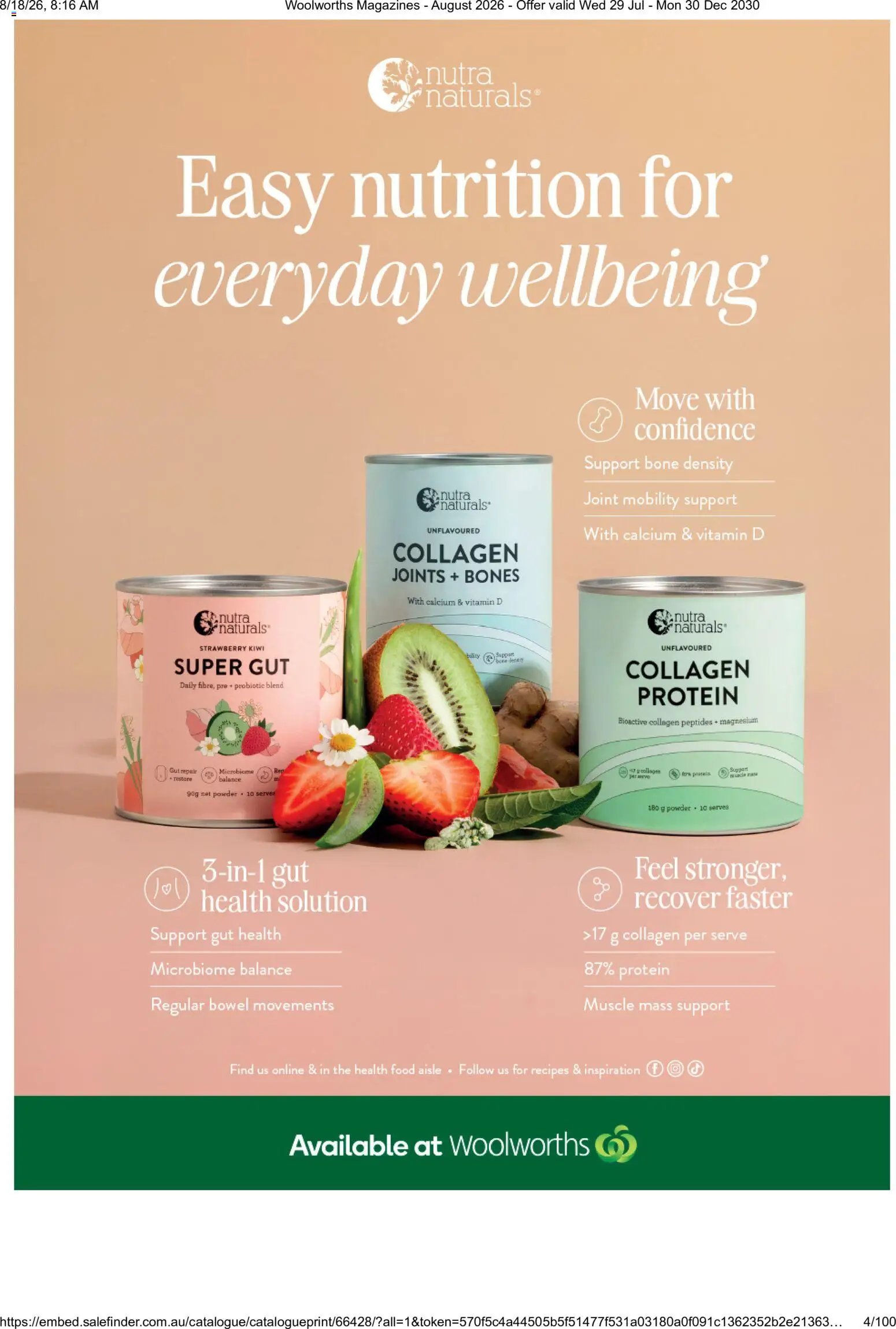 Woolworths catalogue from 01/08/2026 Woolworths catalogue August 2026
