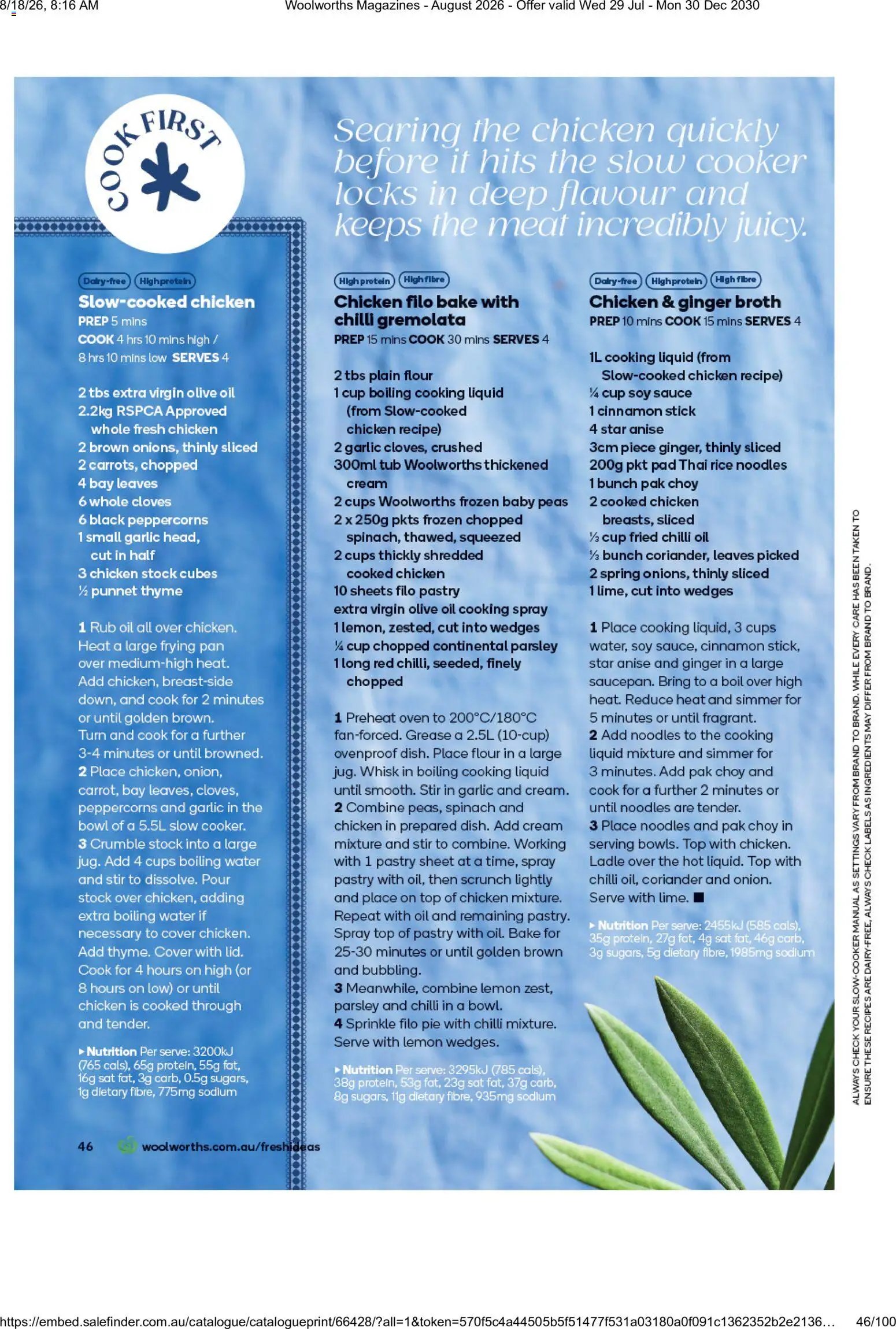 Woolworths catalogue from 01/08/2026 Woolworths catalogue August 2026