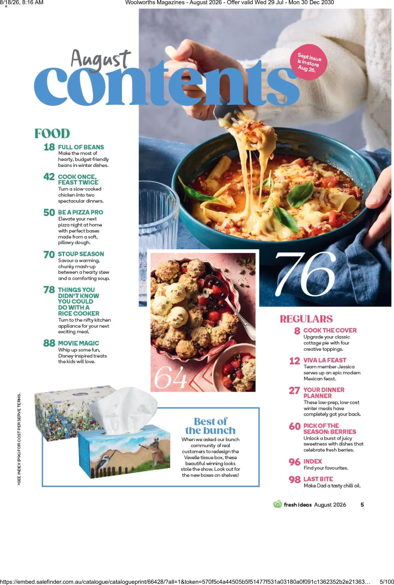 Woolworths catalogue from 01/08/2026 Woolworths catalogue August 2026