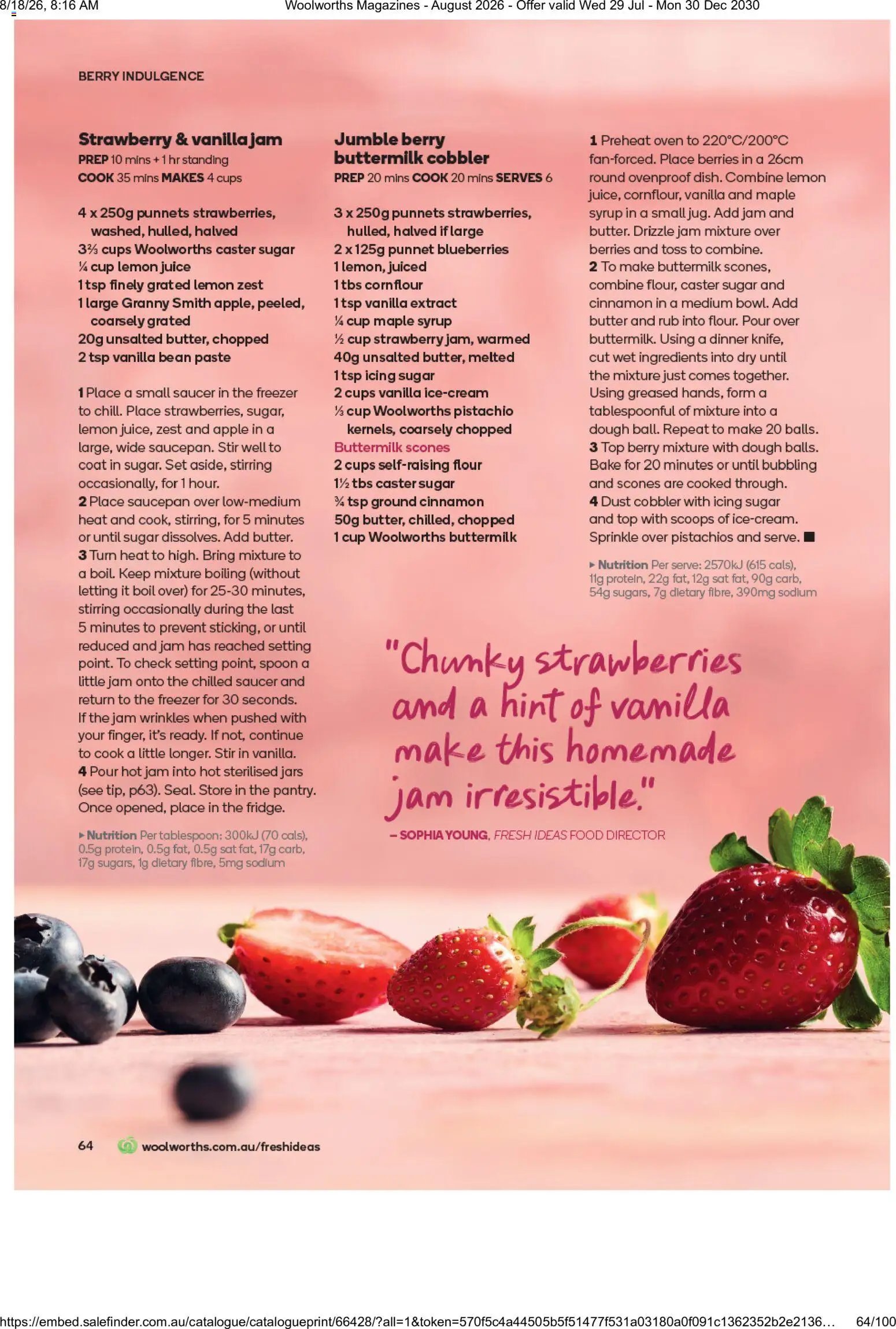 Woolworths catalogue from 01/08/2026 Woolworths catalogue August 2026