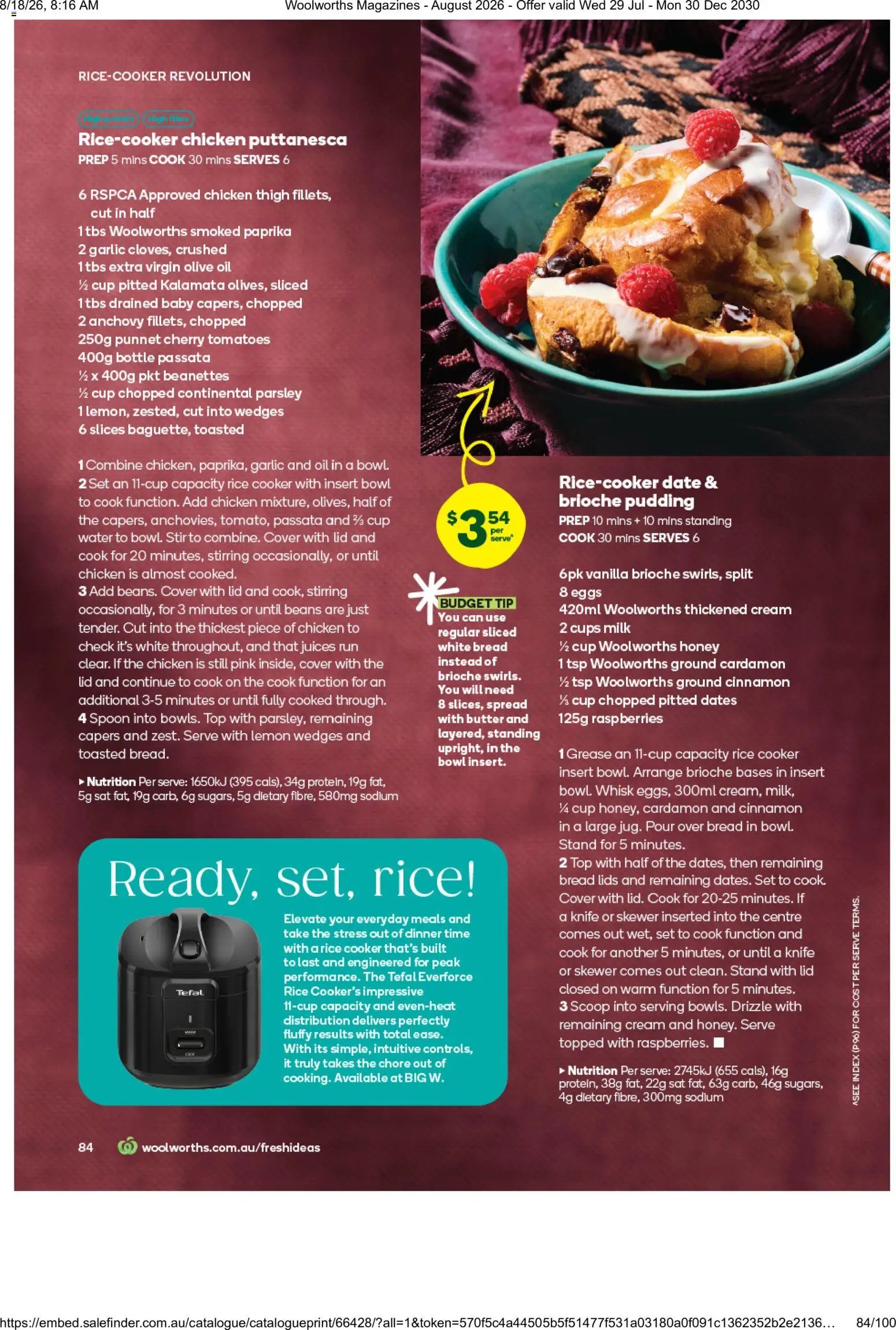 Woolworths catalogue from 01/08/2026 Woolworths catalogue August 2026