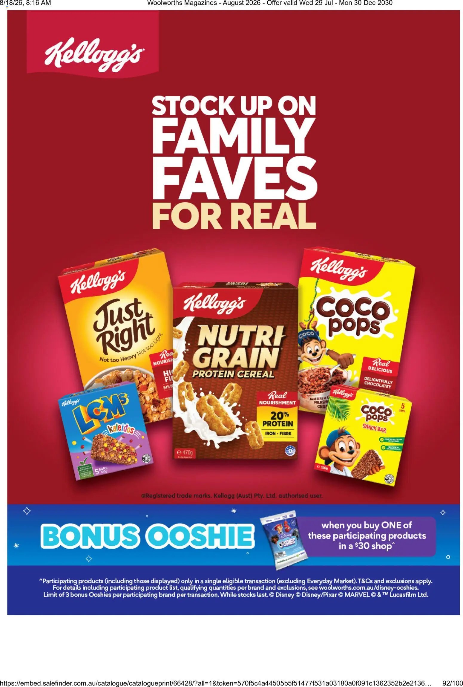Woolworths catalogue from 01/08/2026 Woolworths catalogue August 2026