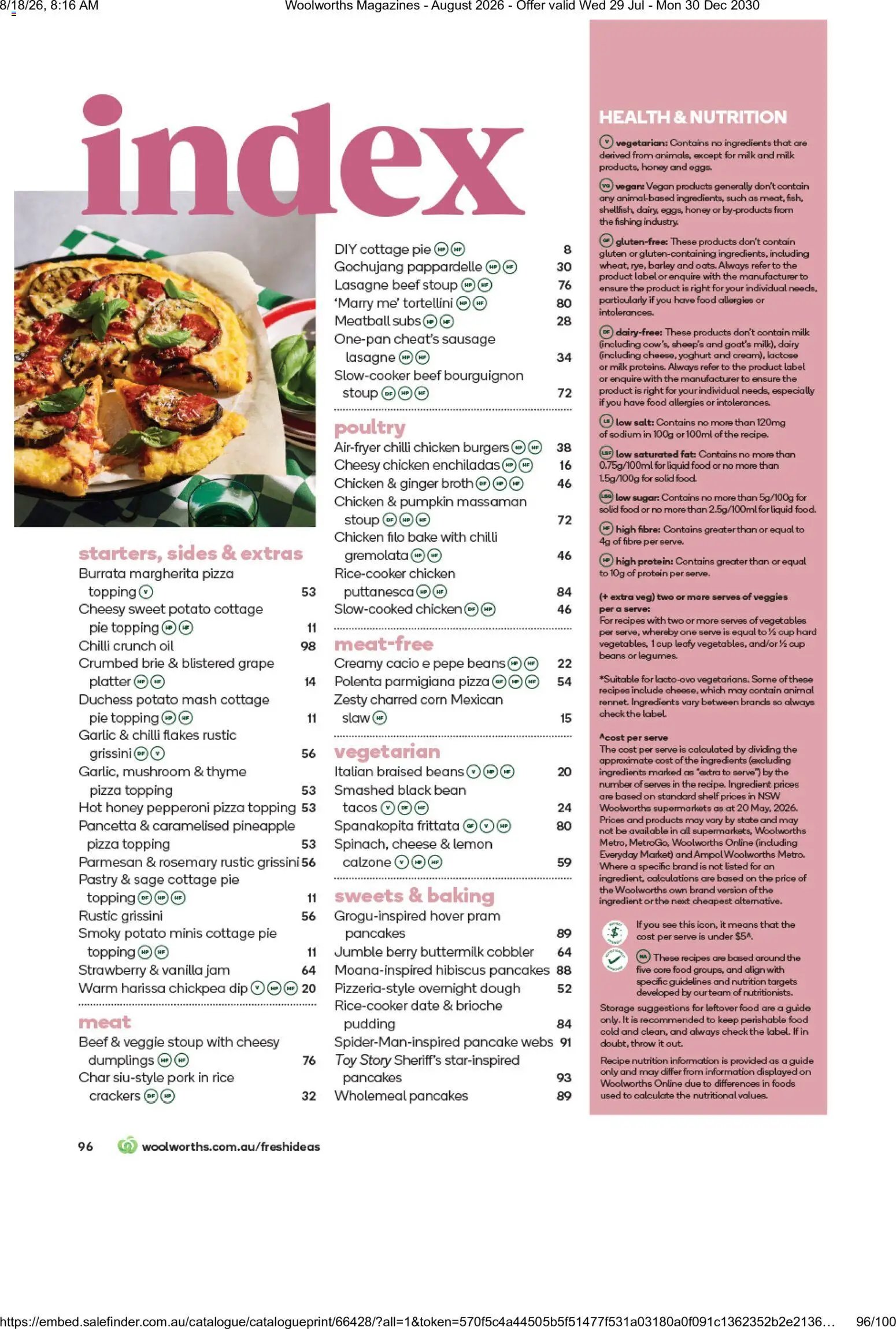 Woolworths catalogue from 01/08/2026 Woolworths catalogue August 2026