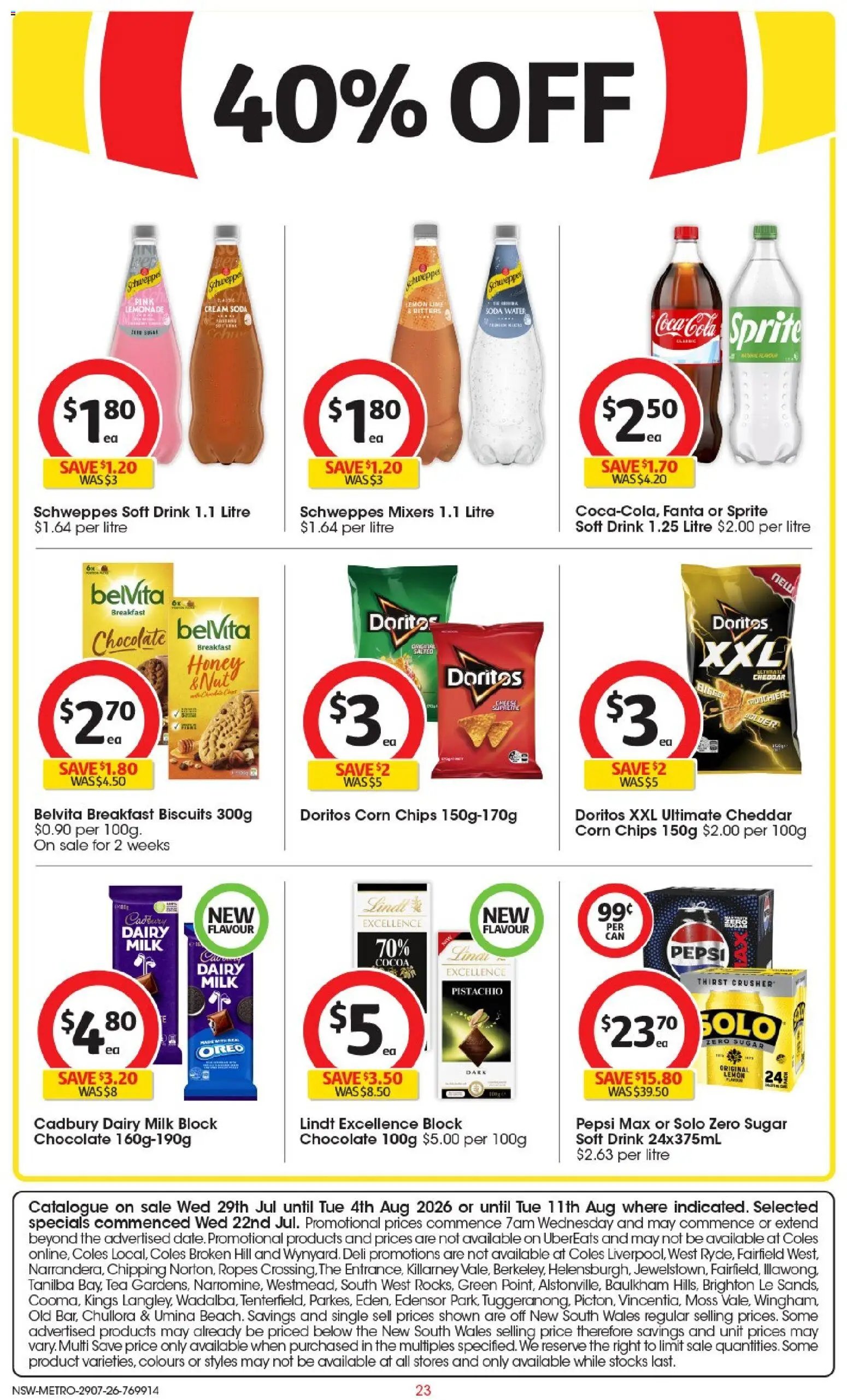 Coles catalogue from 29/07/2026 Coles catalogue NSW