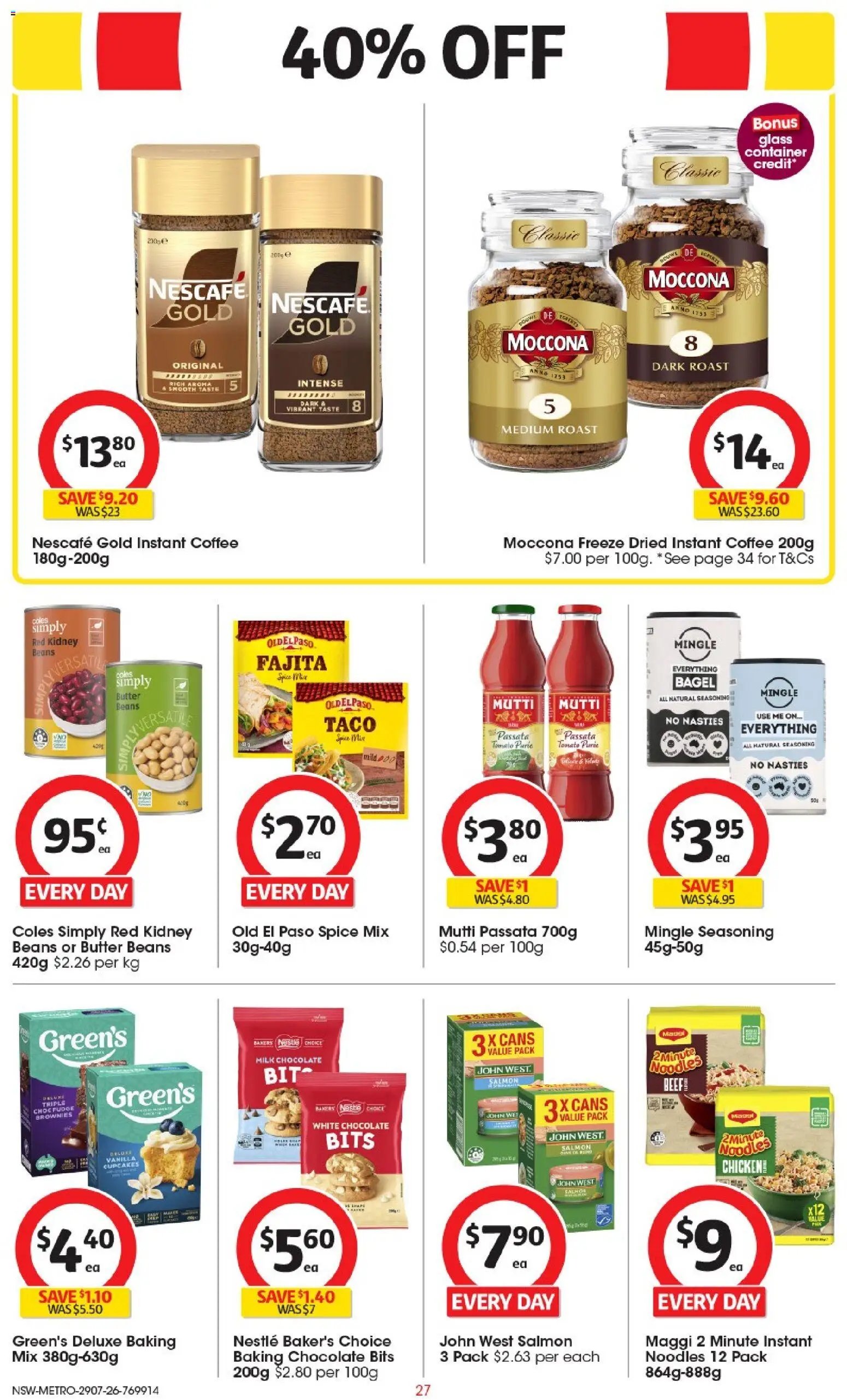 Coles catalogue from 29/07/2026 Coles catalogue NSW