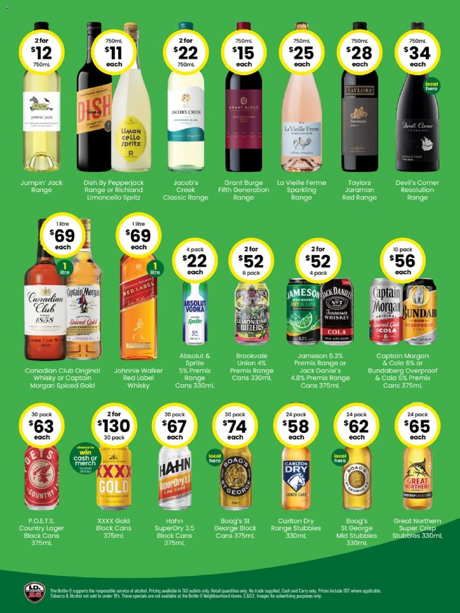 The Bottle-O catalogue from 22/06/2026 The Bottle-O catalogue QUEENSTOWN