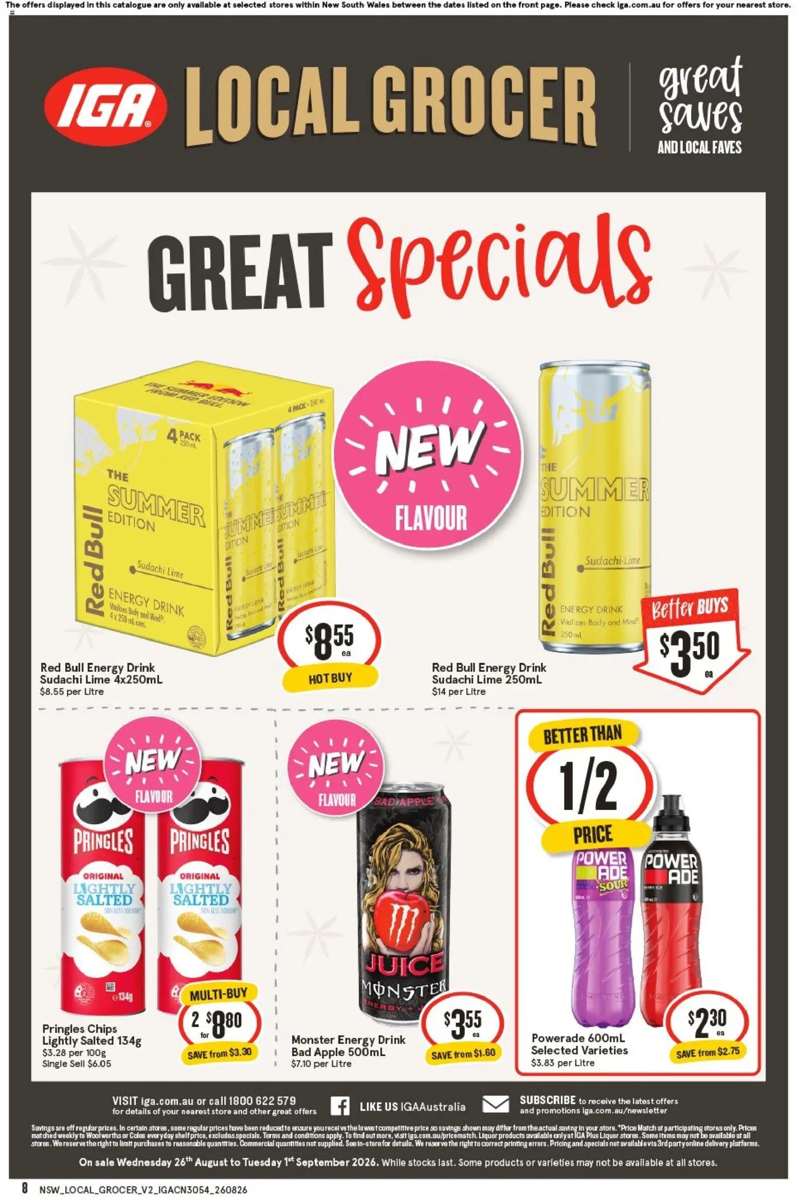 IGA catalogue from 26/08/2026 IGA Local Grocer Kambah