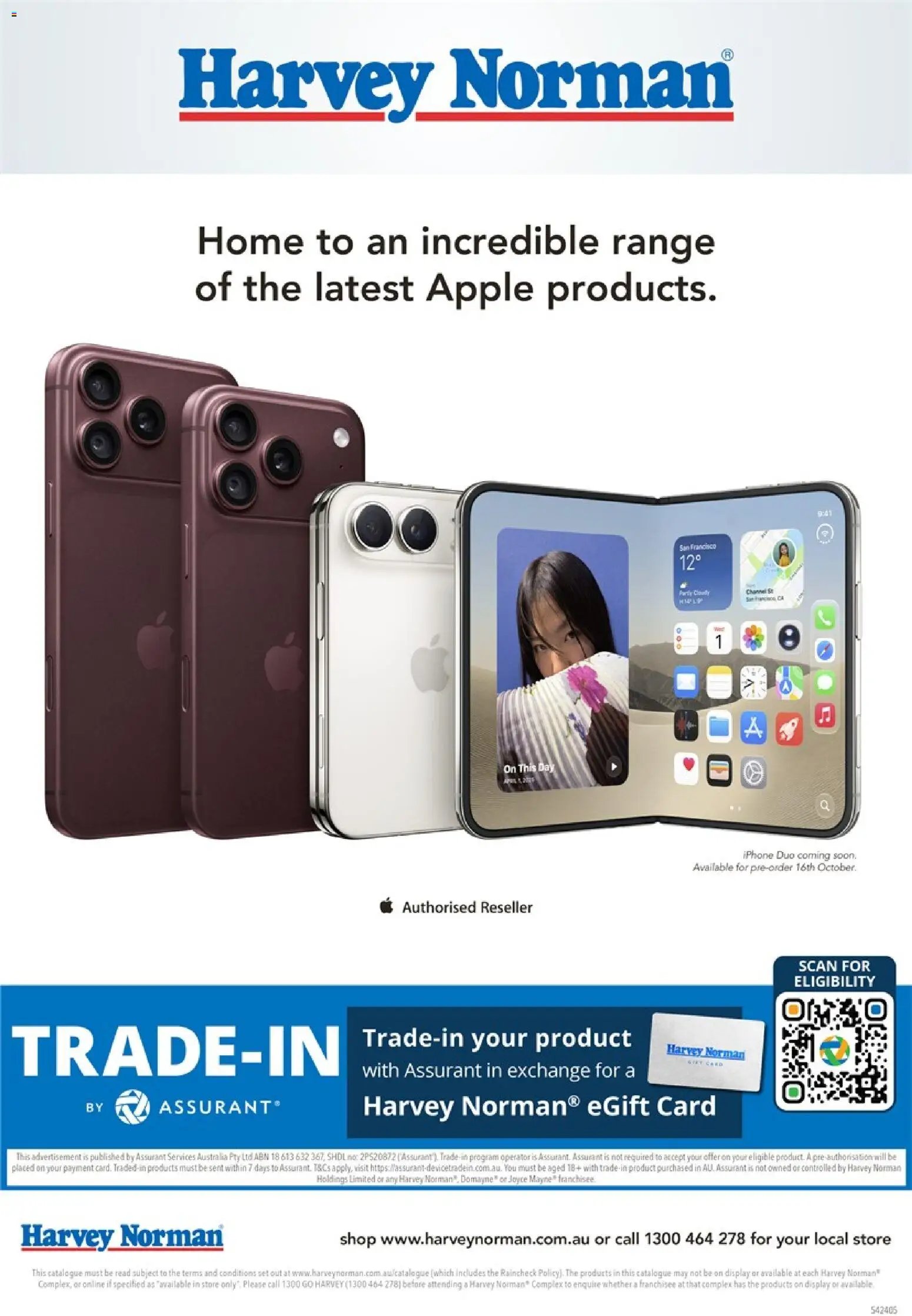 Harvey Norman catalogue from 23/09/2026 Harvey Norman September Apple