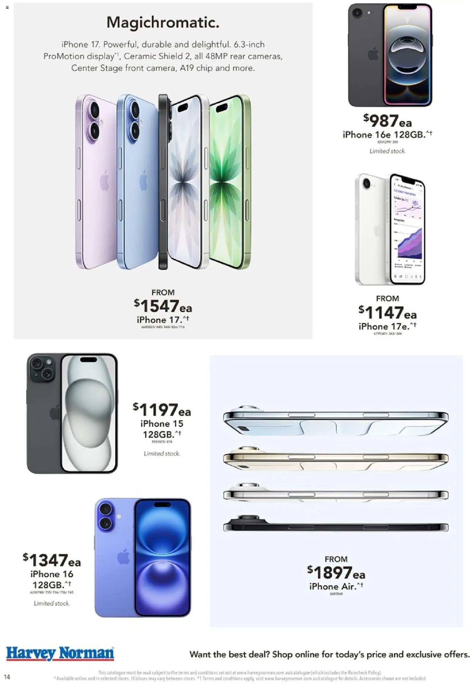 Harvey Norman catalogue from 23/09/2026 Harvey Norman September Apple