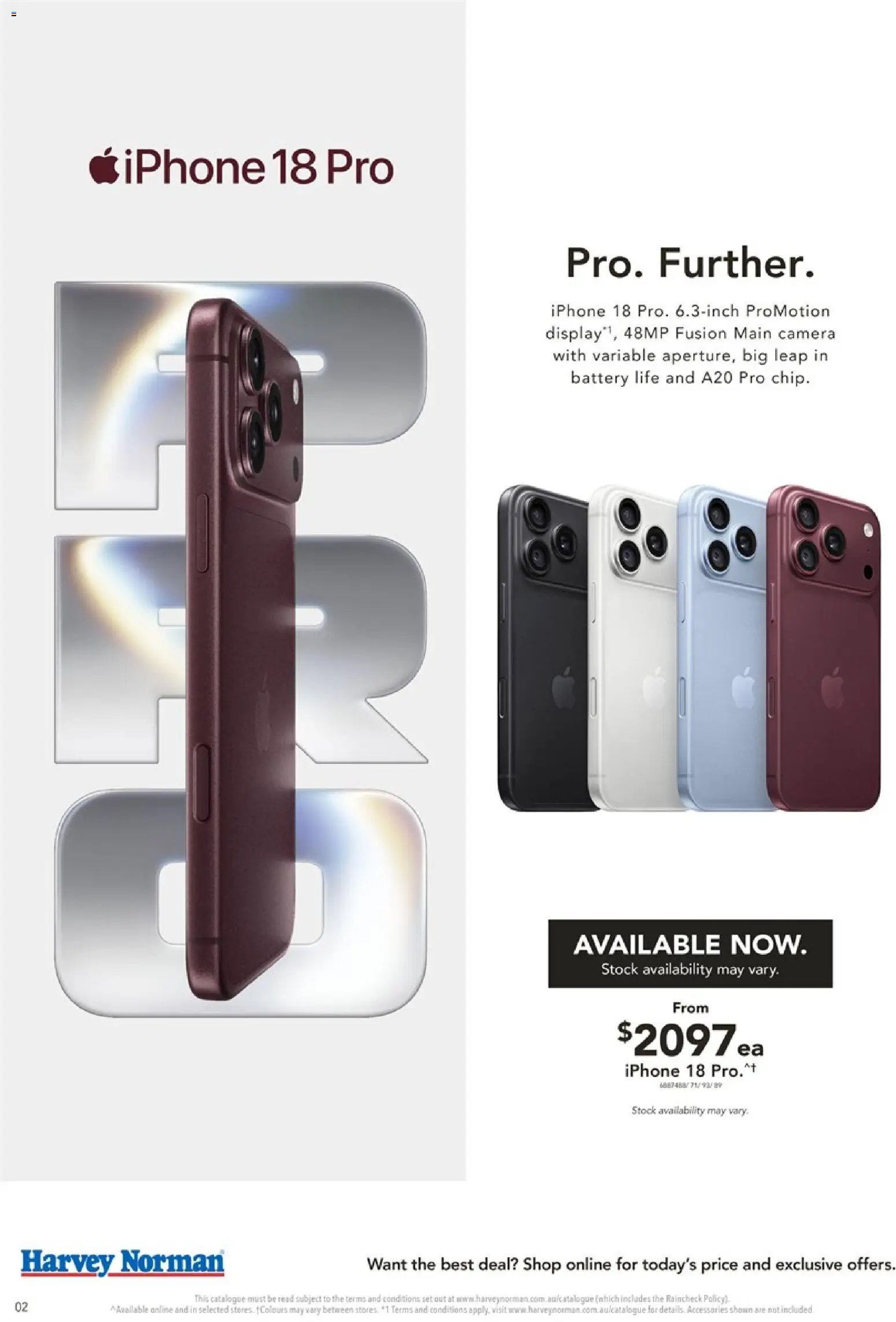 Harvey Norman catalogue from 23/09/2026 Harvey Norman September Apple