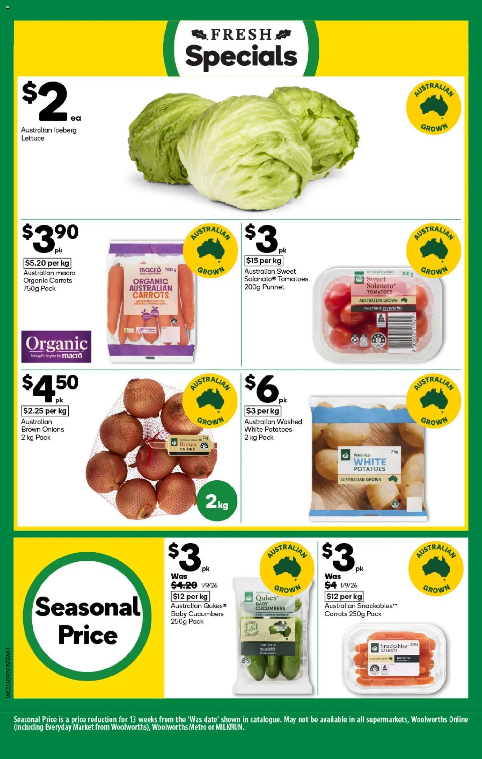 Woolworths catalogue from 23/09/2026 Woolworths catalogue