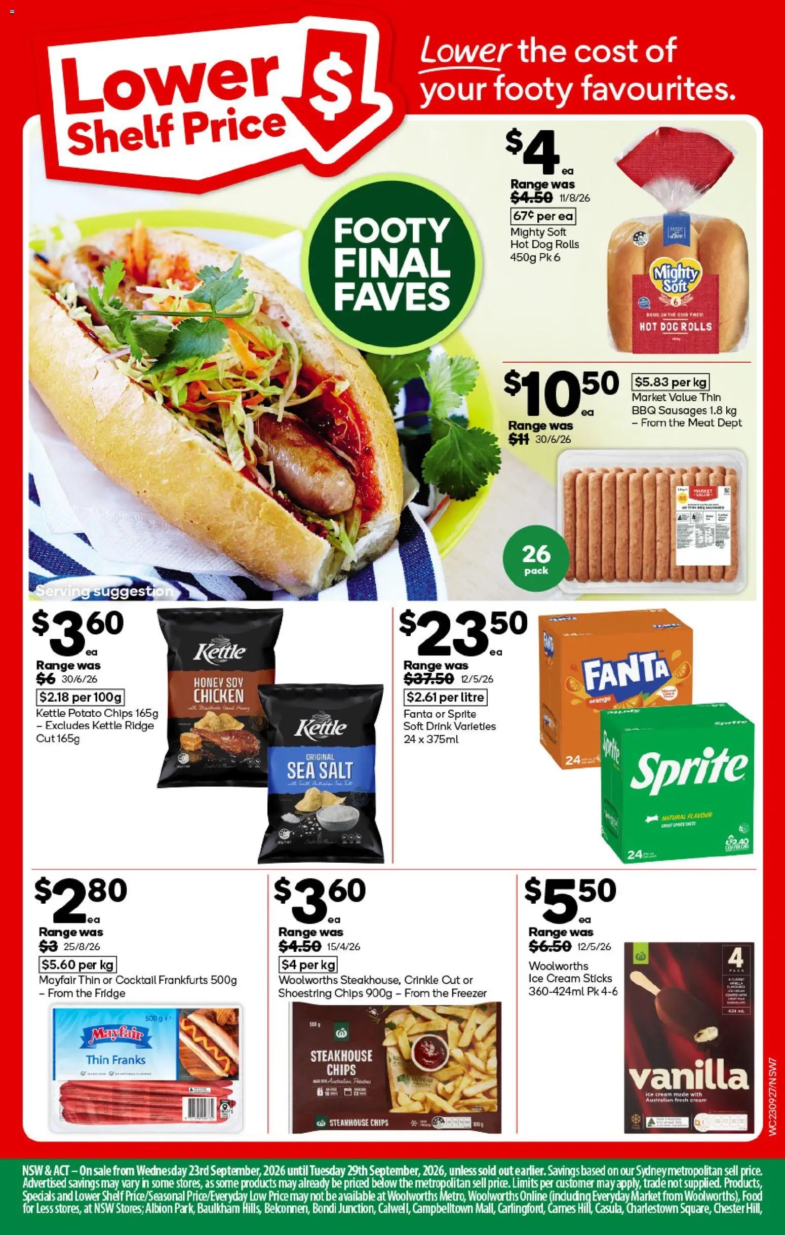 Woolworths catalogue from 23/09/2026 Woolworths catalogue