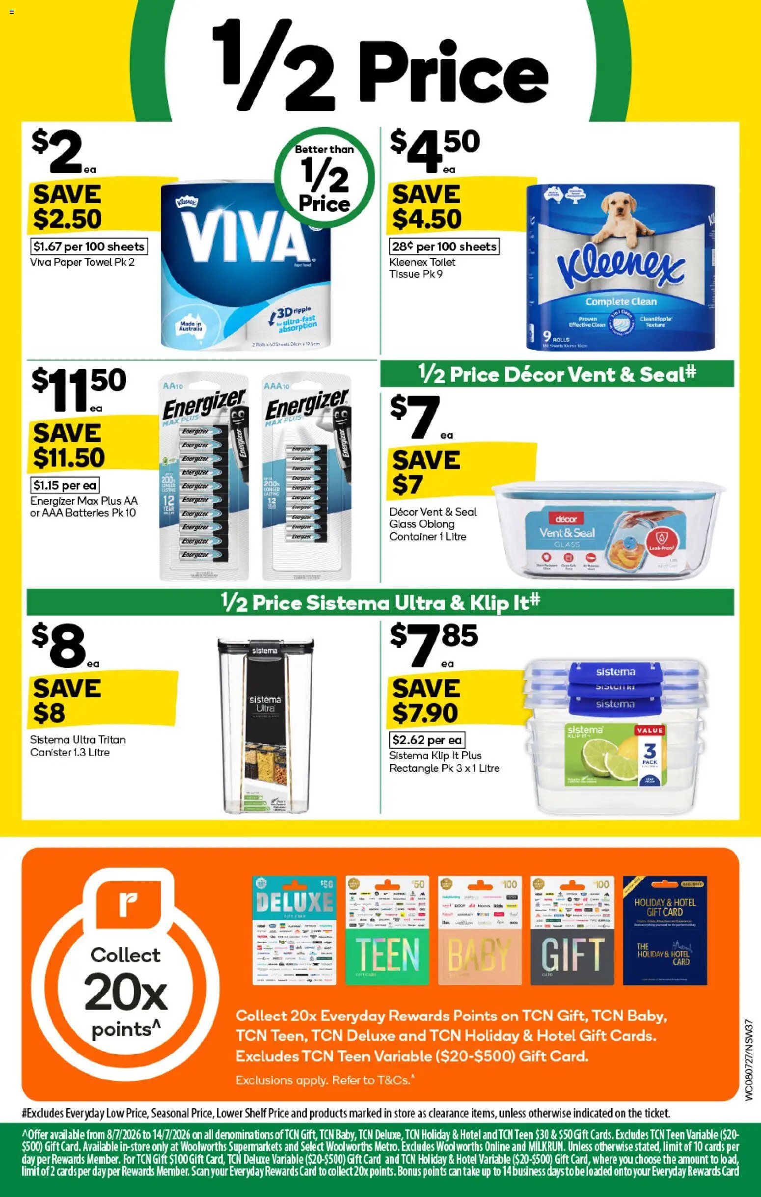 Woolworths catalogue from 08/07/2026 Woolworths catalogue NSW