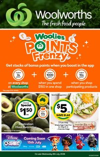 Woolworths catalogue from 08/07/2026 Woolworths catalogue NSW
