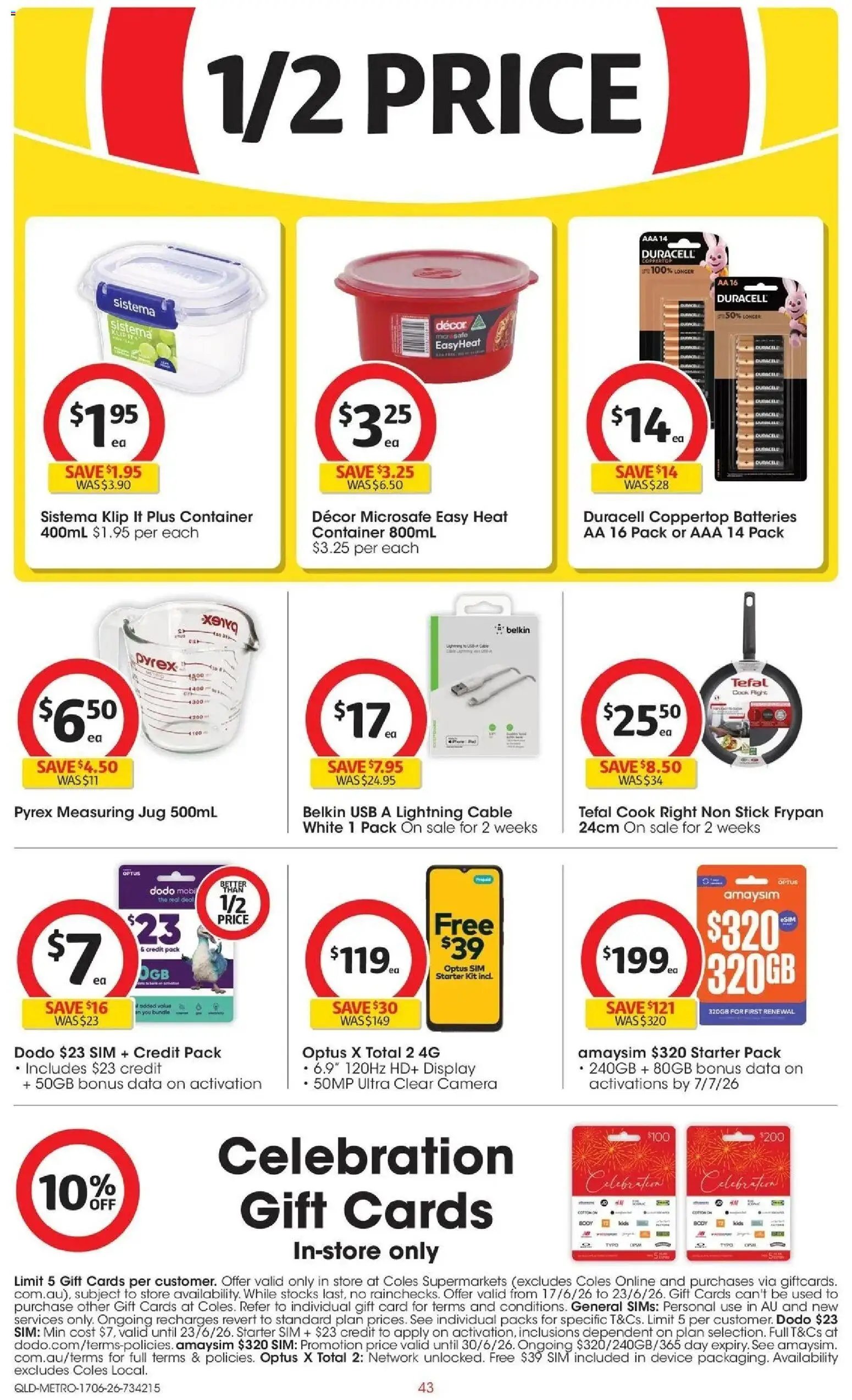 Coles catalogue from 16/06/2026 Coles Catalogue - 17th June