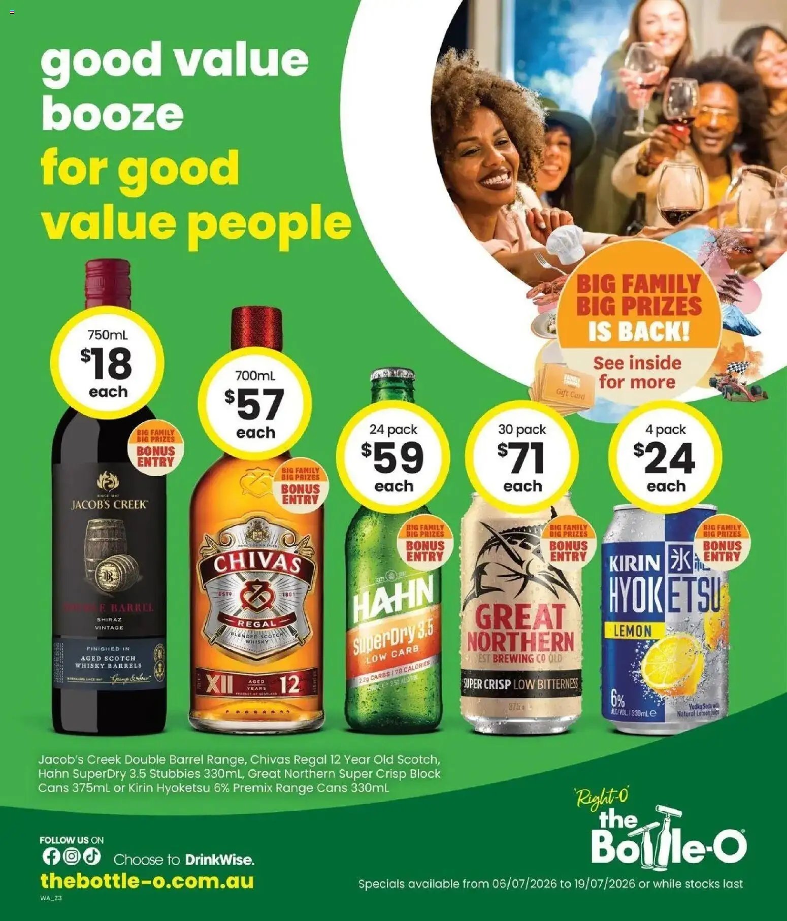 The Bottle-O catalogue from 06/07/2026 The Bottle-O catalogue Meekatharra