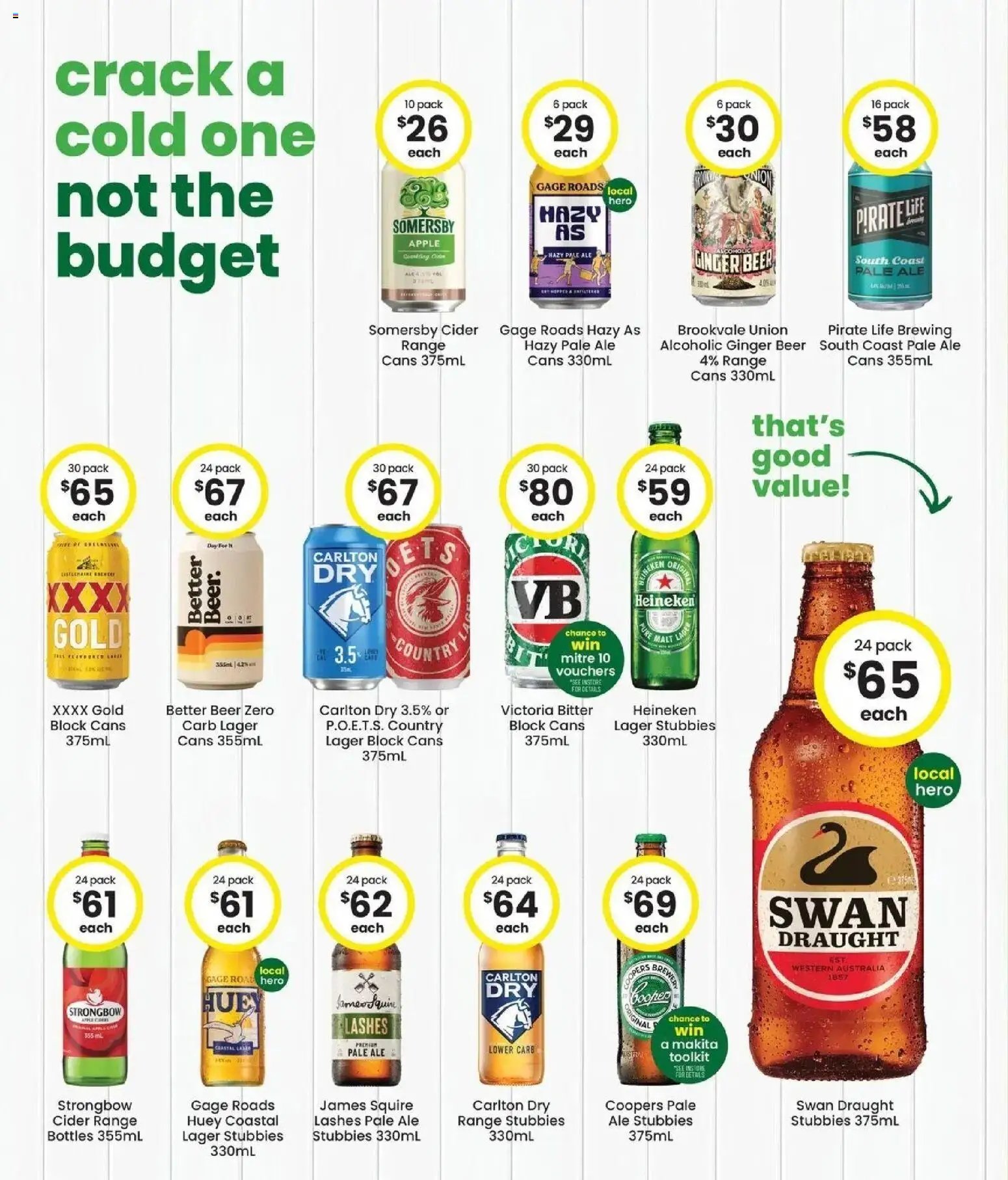 The Bottle-O catalogue from 06/07/2026 The Bottle-O catalogue Meekatharra