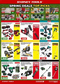 Sydney Tools catalogue from 17/09/2026 Sydney Tools catalogue