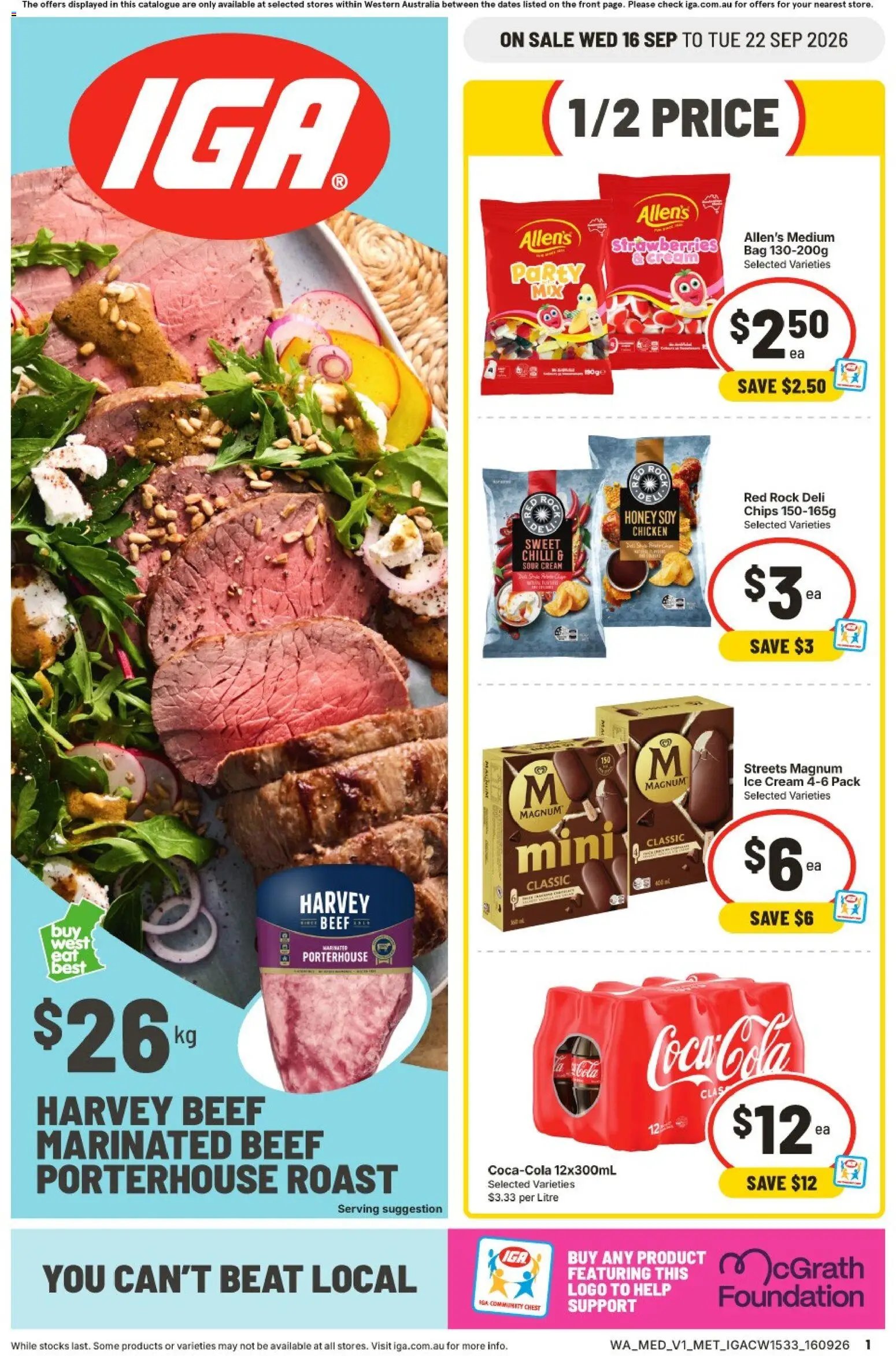 IGA catalogue from 16/09/2026 IGA catalogue Bentley