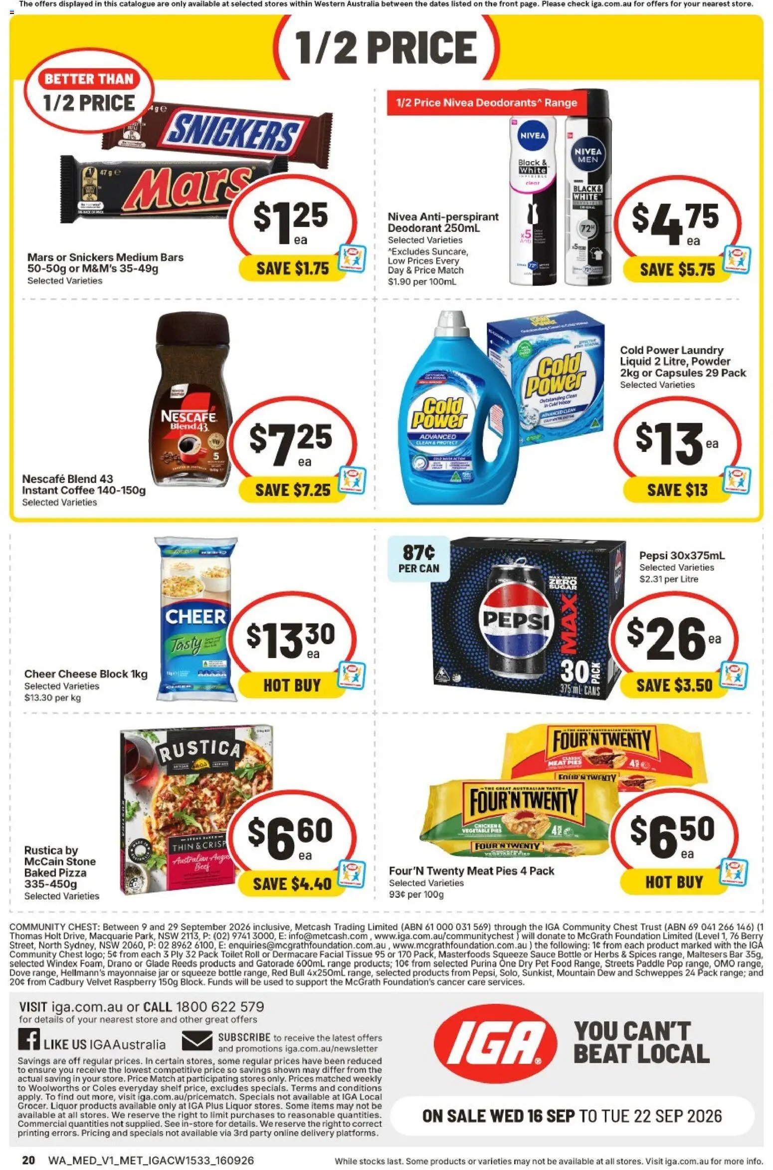 IGA catalogue from 16/09/2026 IGA catalogue Bentley