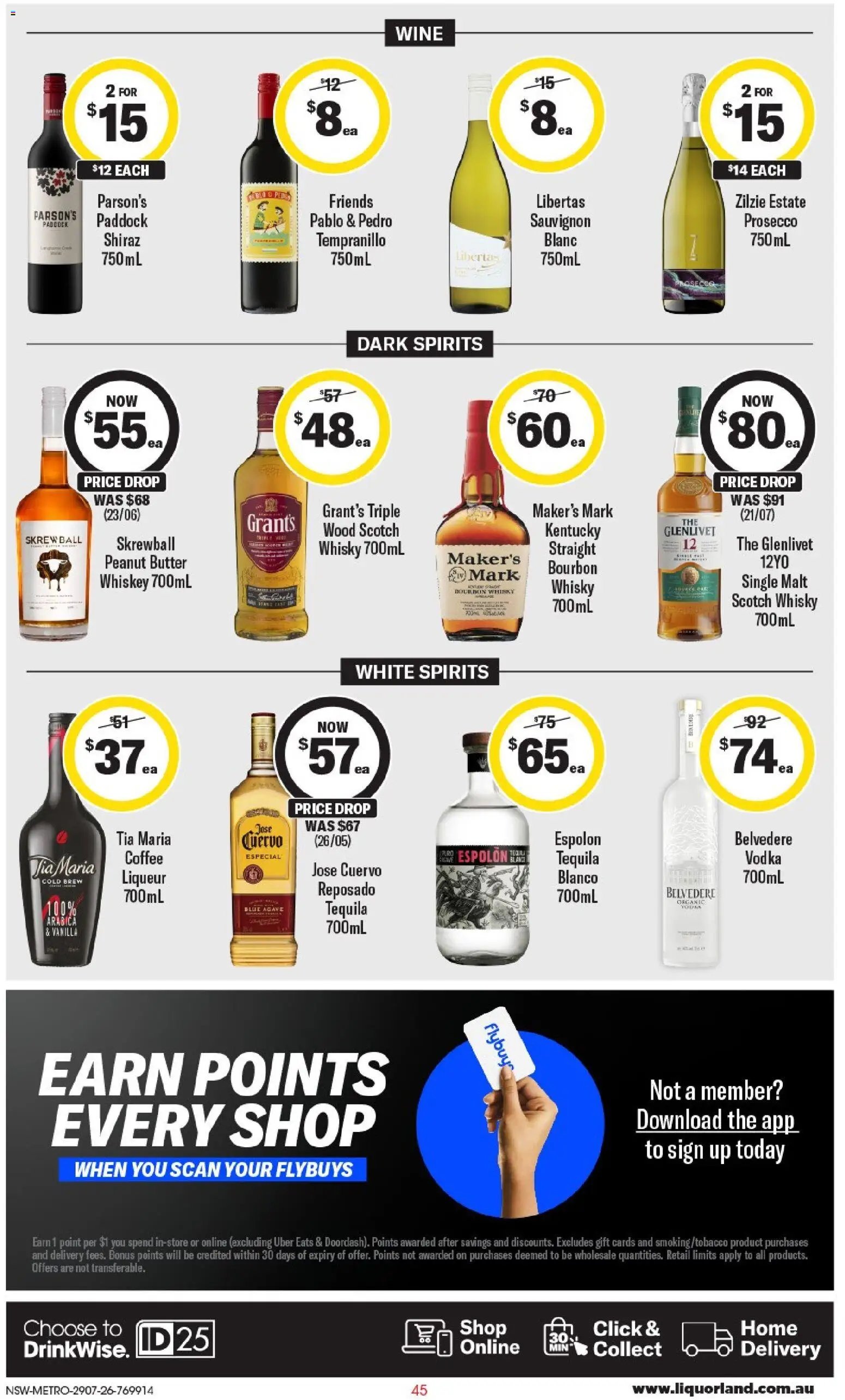 Liquorland catalogue from 29/07/2026 Liquorland catalogue