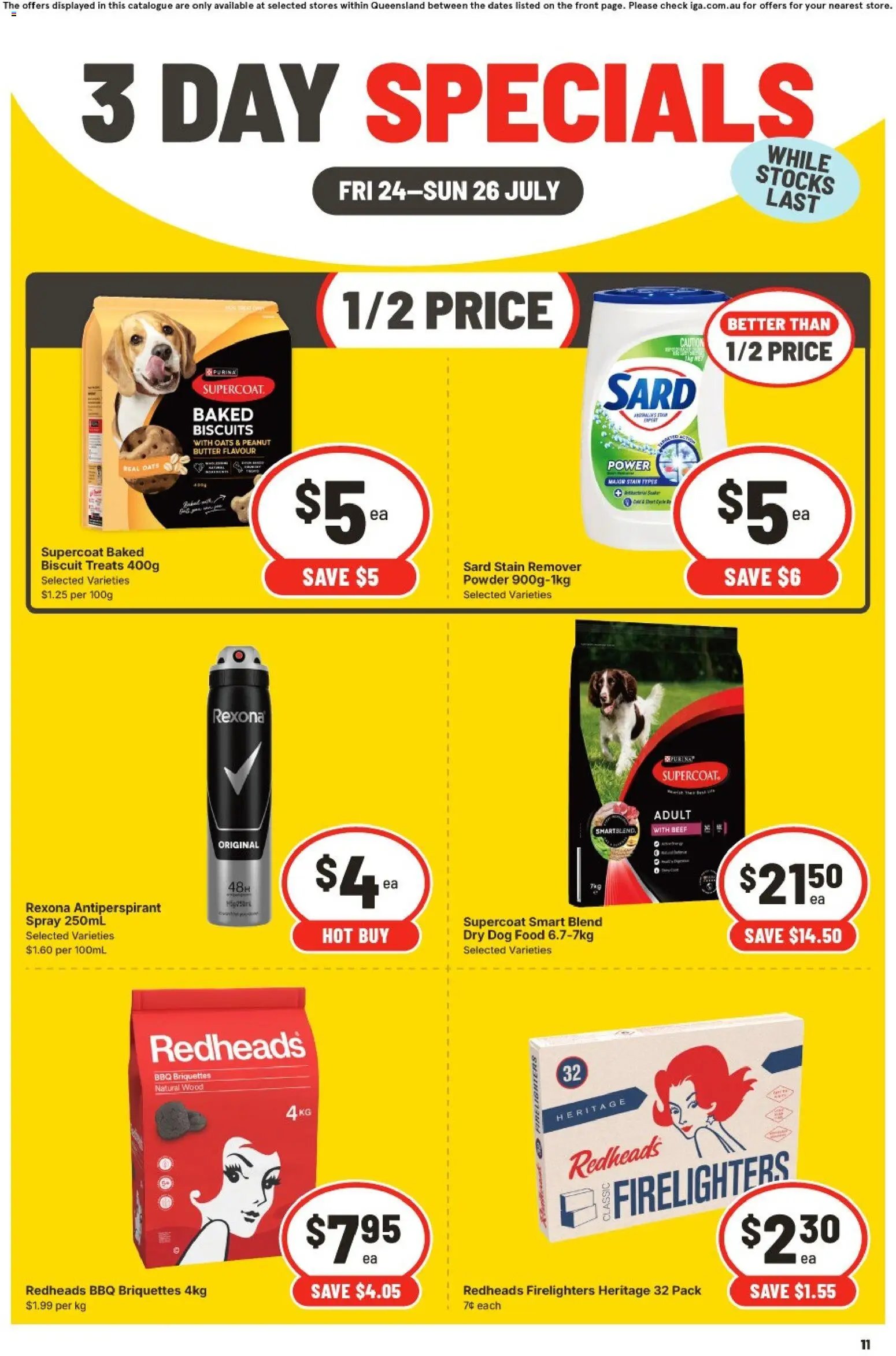 IGA catalogue from 24/07/2026 IGA 3 Day Specials QLD