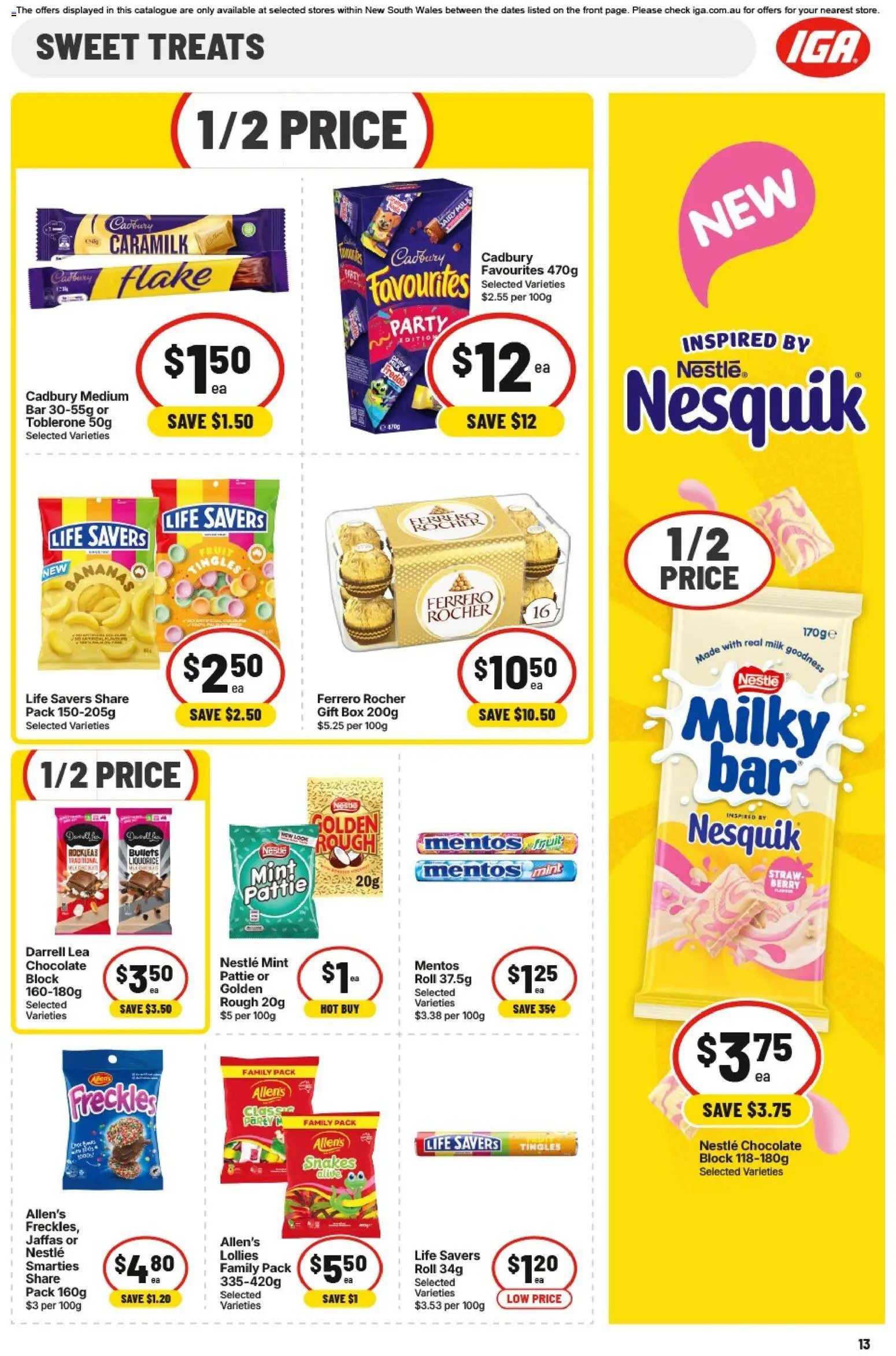 IGA catalogue from 01/07/2026 IGA catalogue NSW