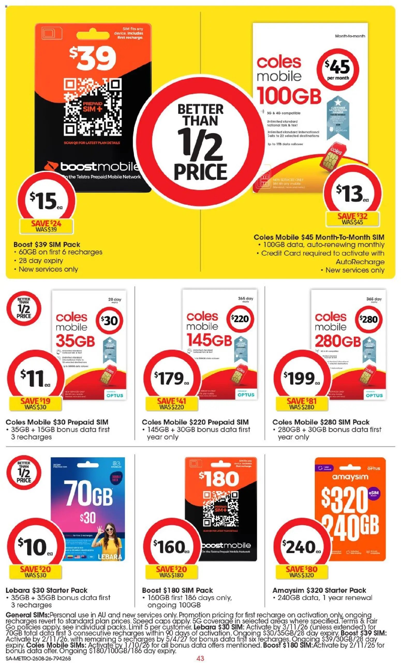 Coles catalogue from 26/08/2026 Coles catalogue SA