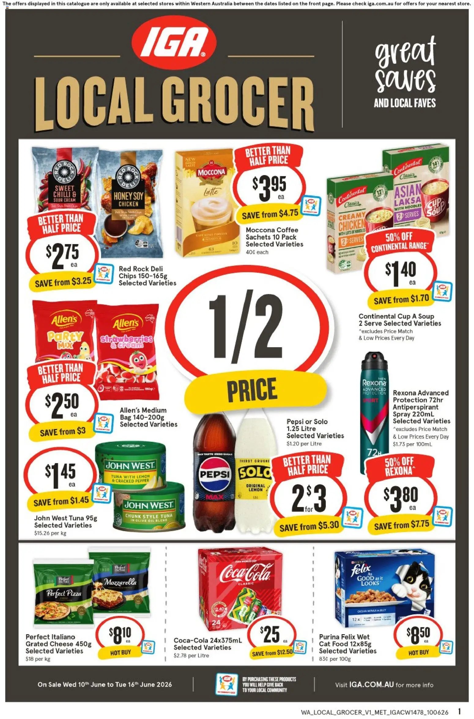 IGA catalogue from 10/06/2026 IGA Local Grocer WA