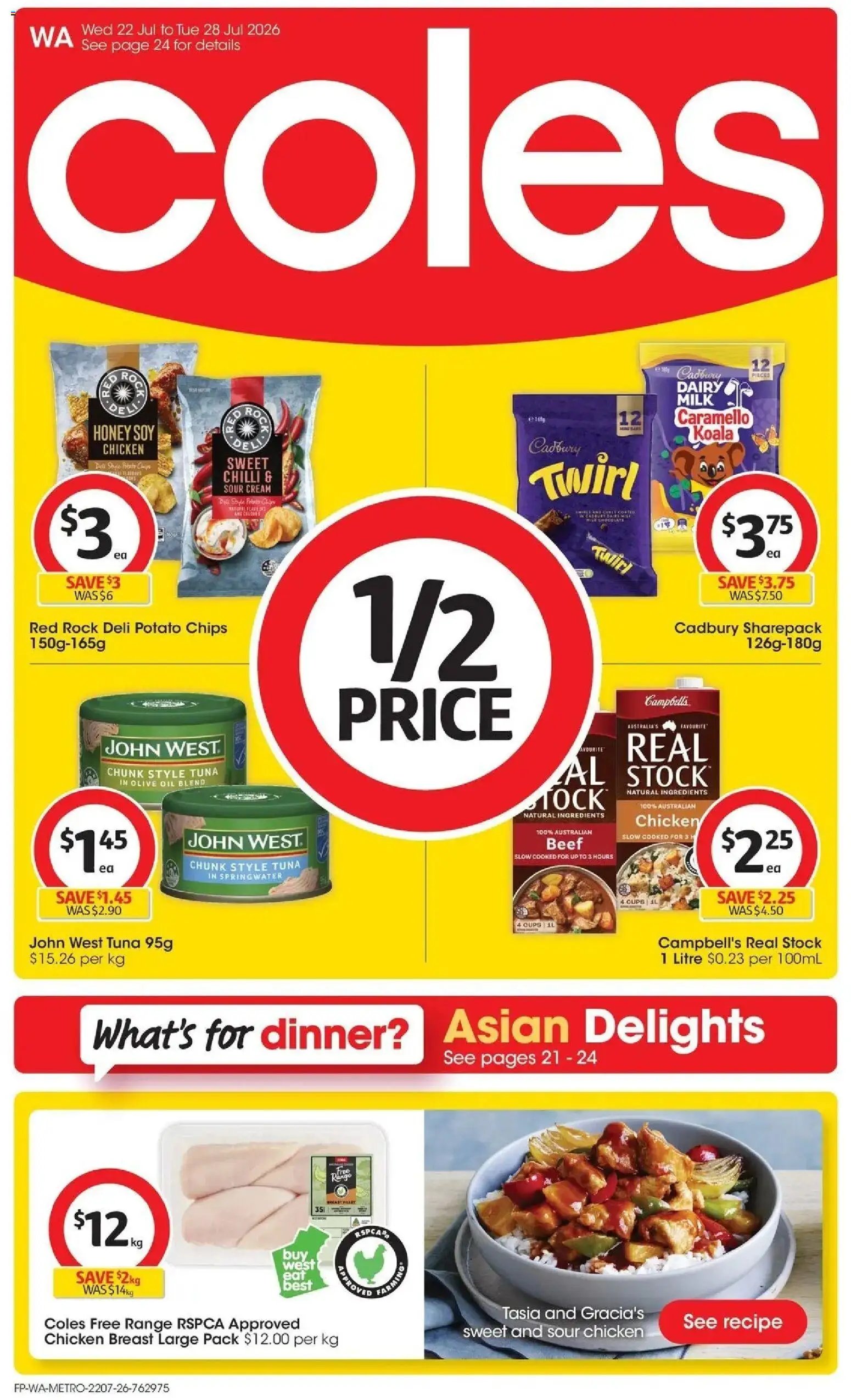 Coles catalogue from 22/07/2026 Coles catalogue WA