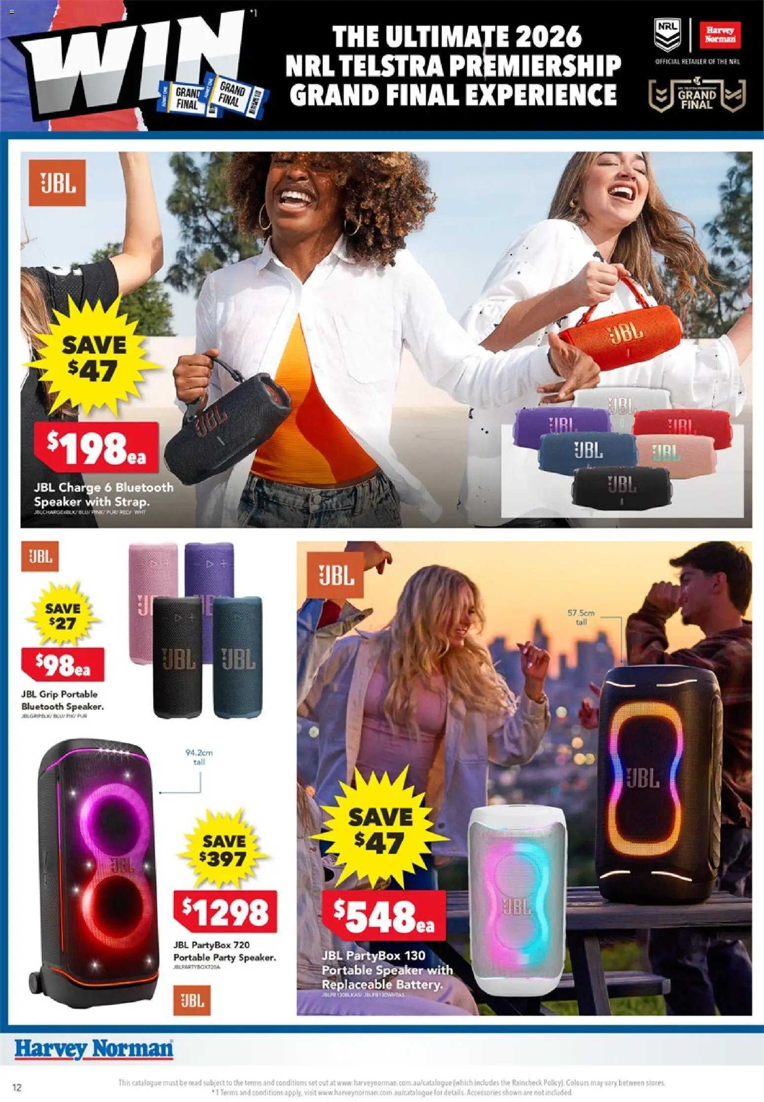Harvey Norman catalogue from 10/09/2026 Harvey Norman Footy Finals
