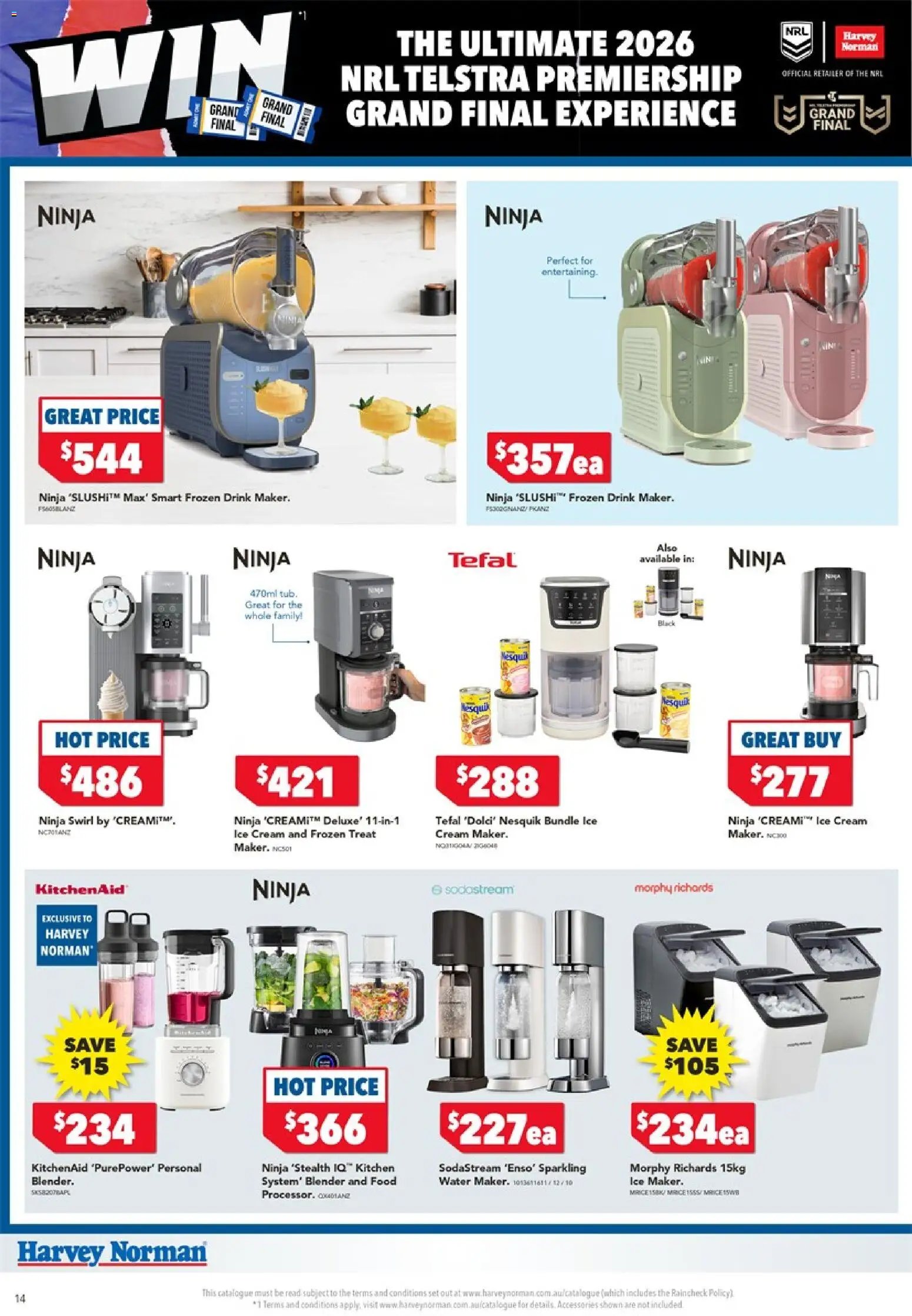 Harvey Norman catalogue from 10/09/2026 Harvey Norman Footy Finals