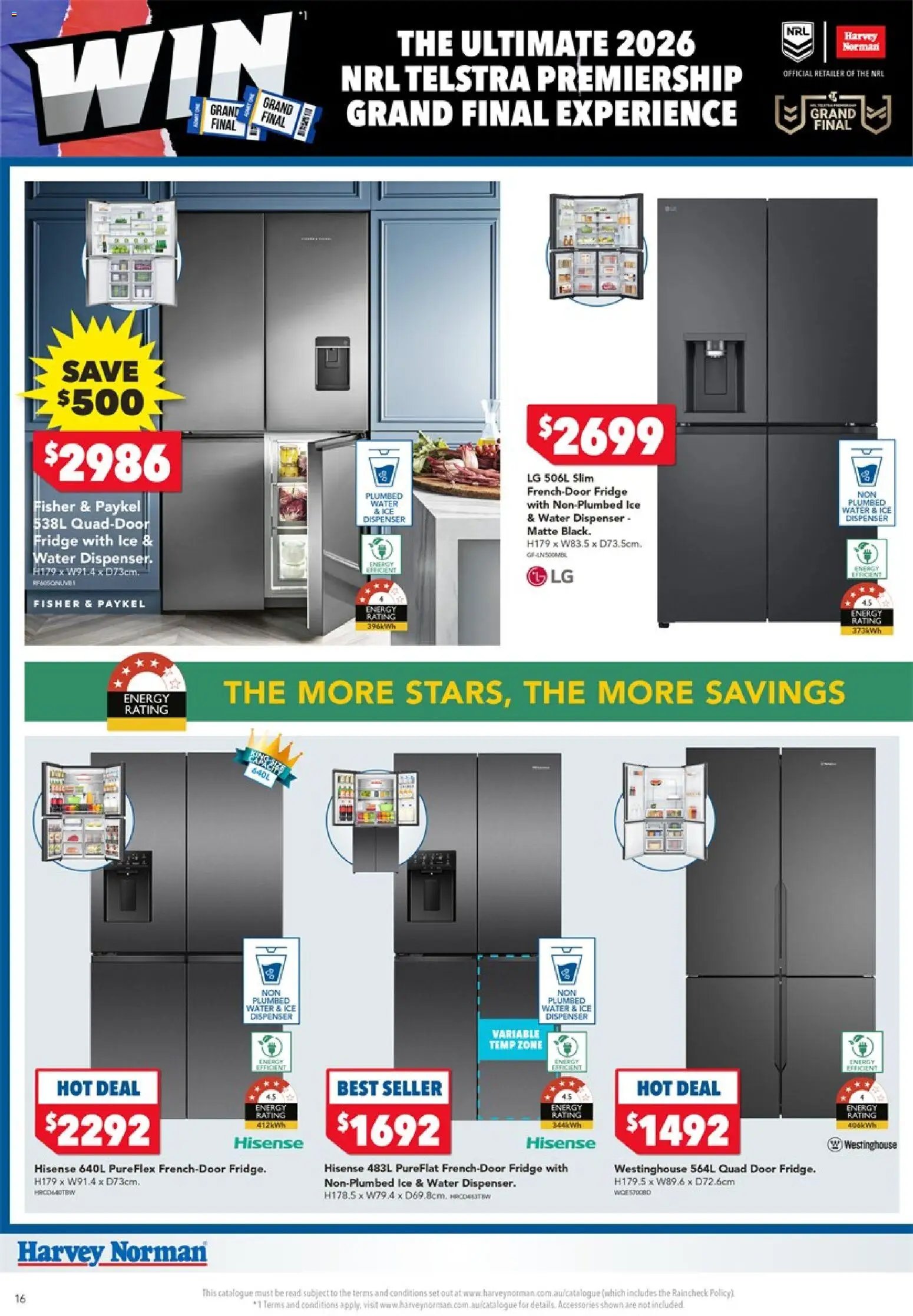 Harvey Norman catalogue from 10/09/2026 Harvey Norman Footy Finals