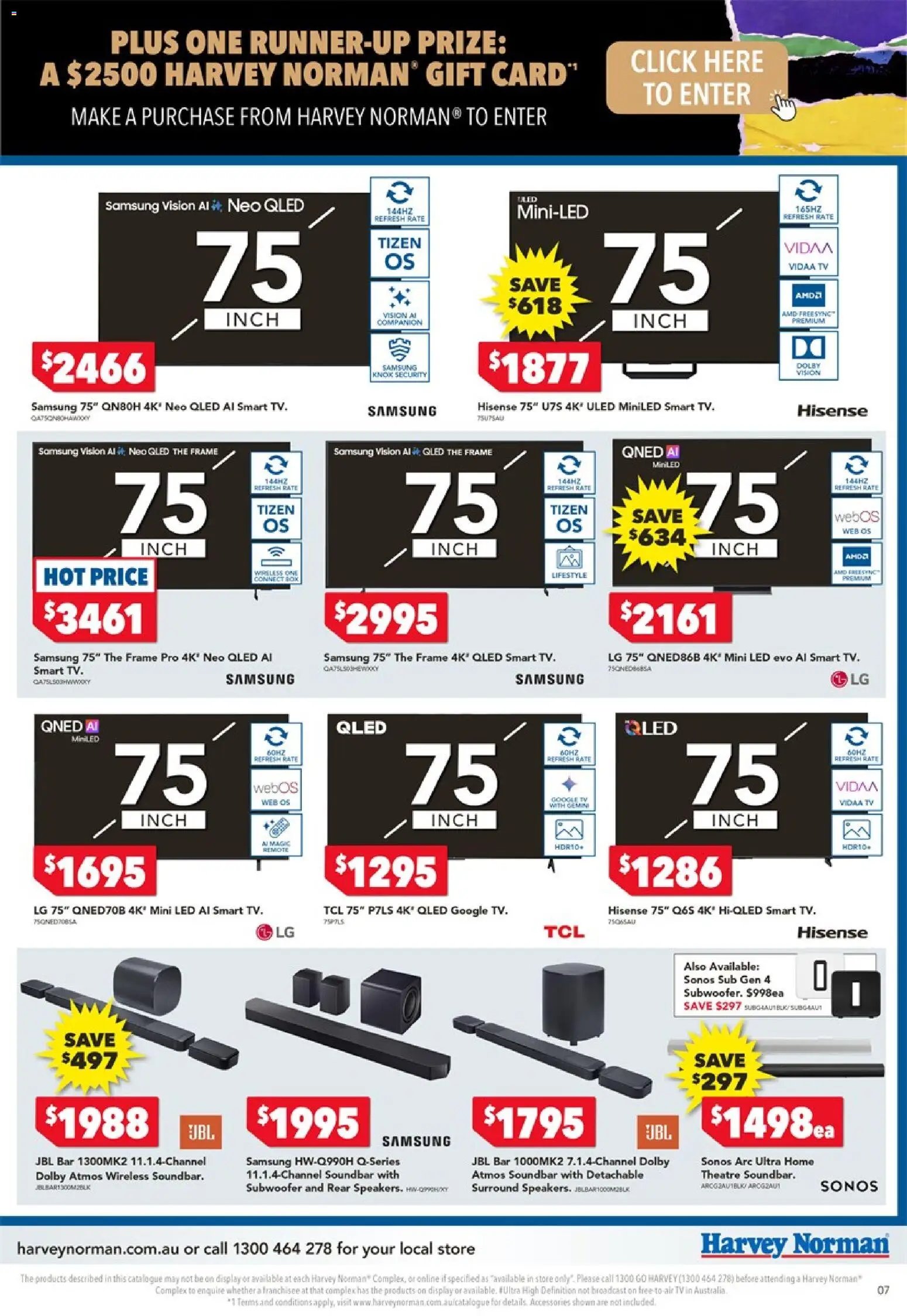 Harvey Norman catalogue from 10/09/2026 Harvey Norman Footy Finals