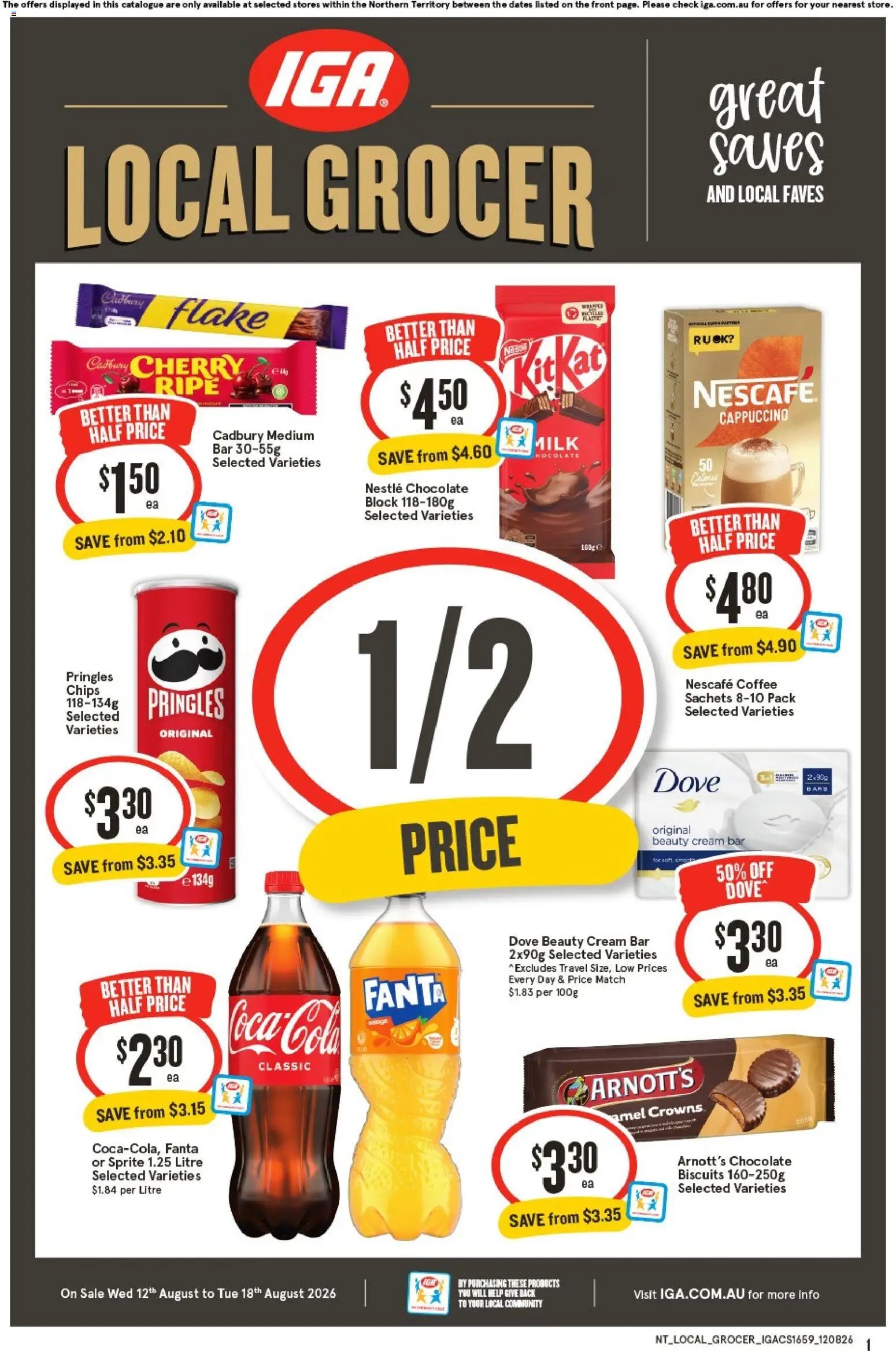 IGA catalogue from 12/08/2026 IGA Local Grocer NT