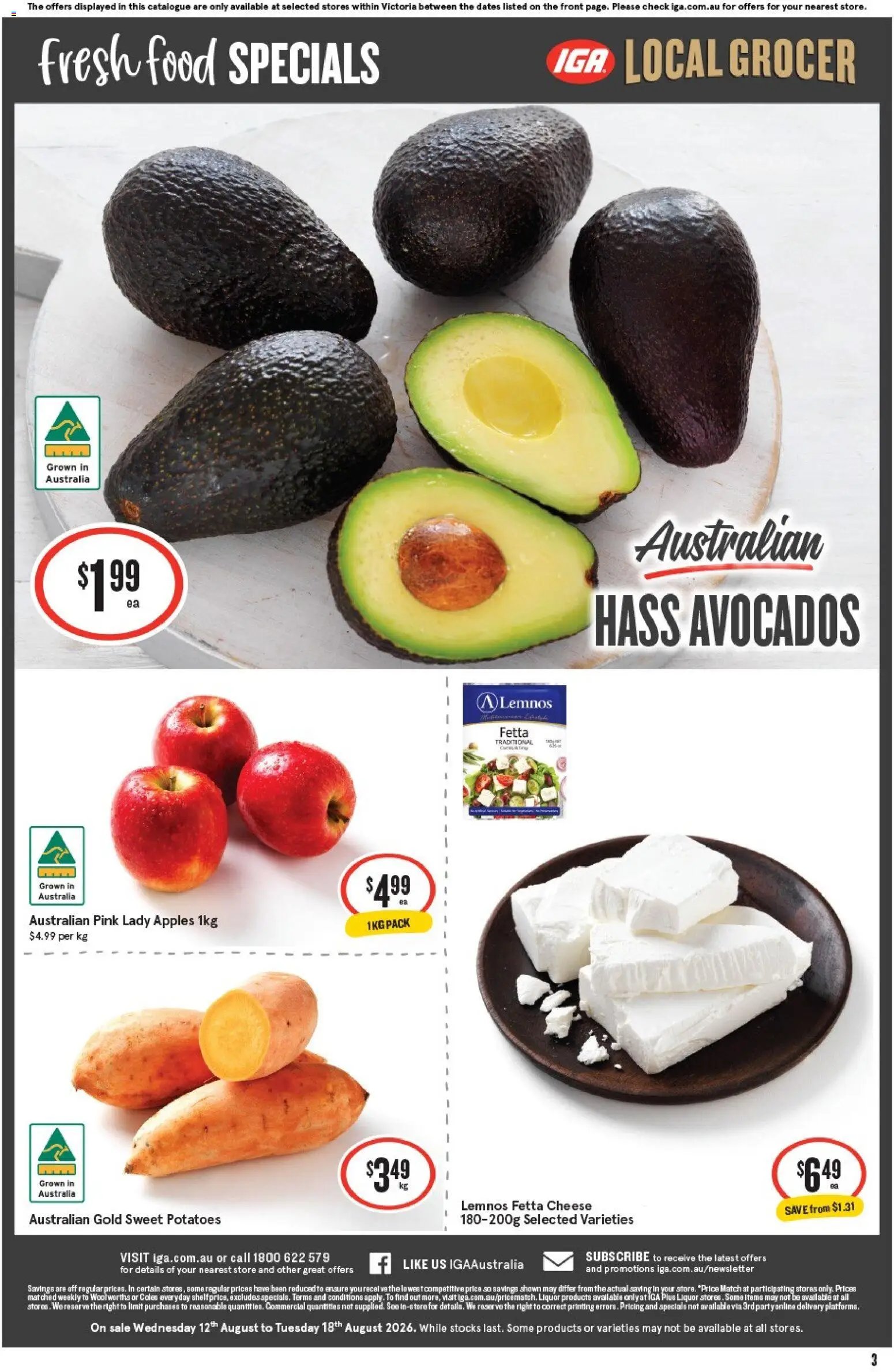 IGA catalogue from 12/08/2026 IGA Local Grocer VIC