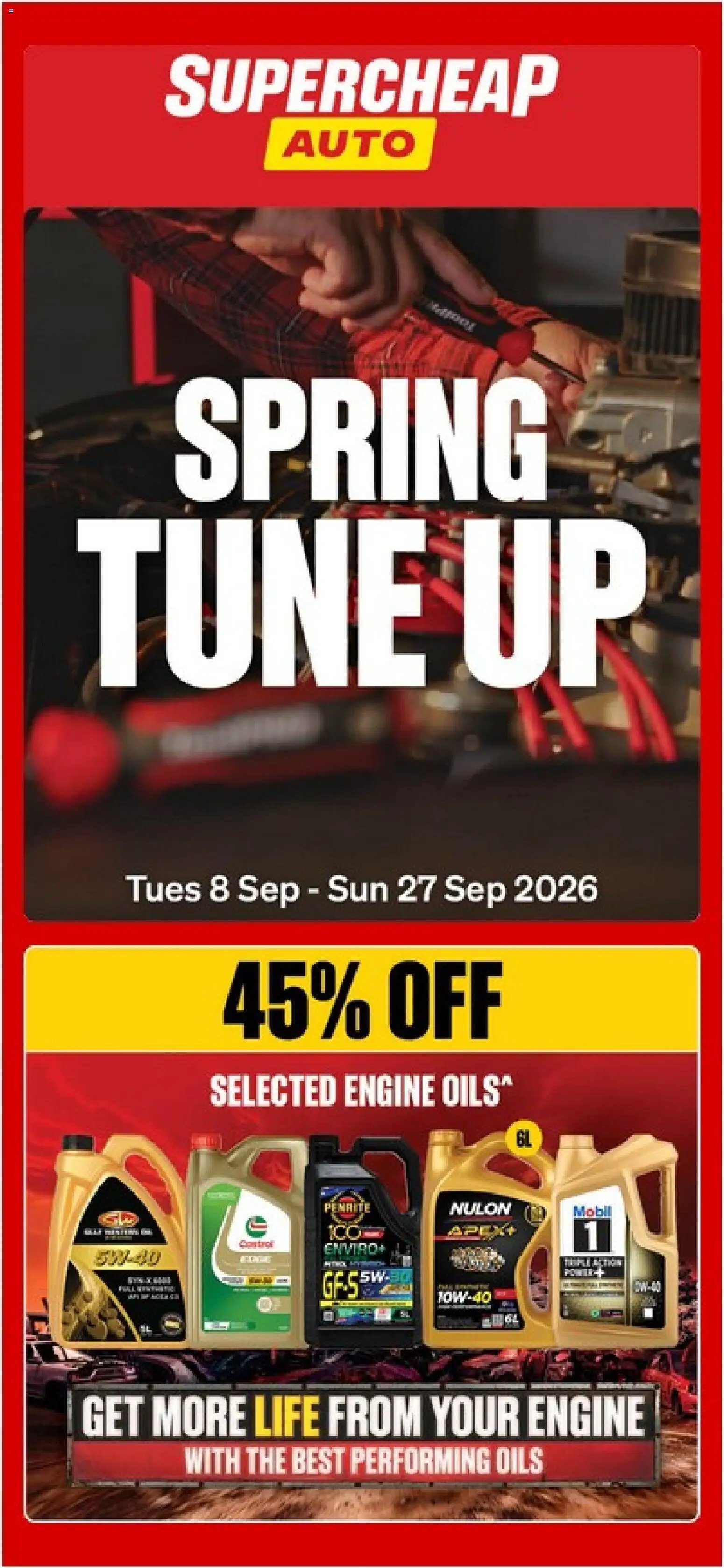 Supercheap Auto catalogue from 08/09/2026 Supercheap Auto catalogue