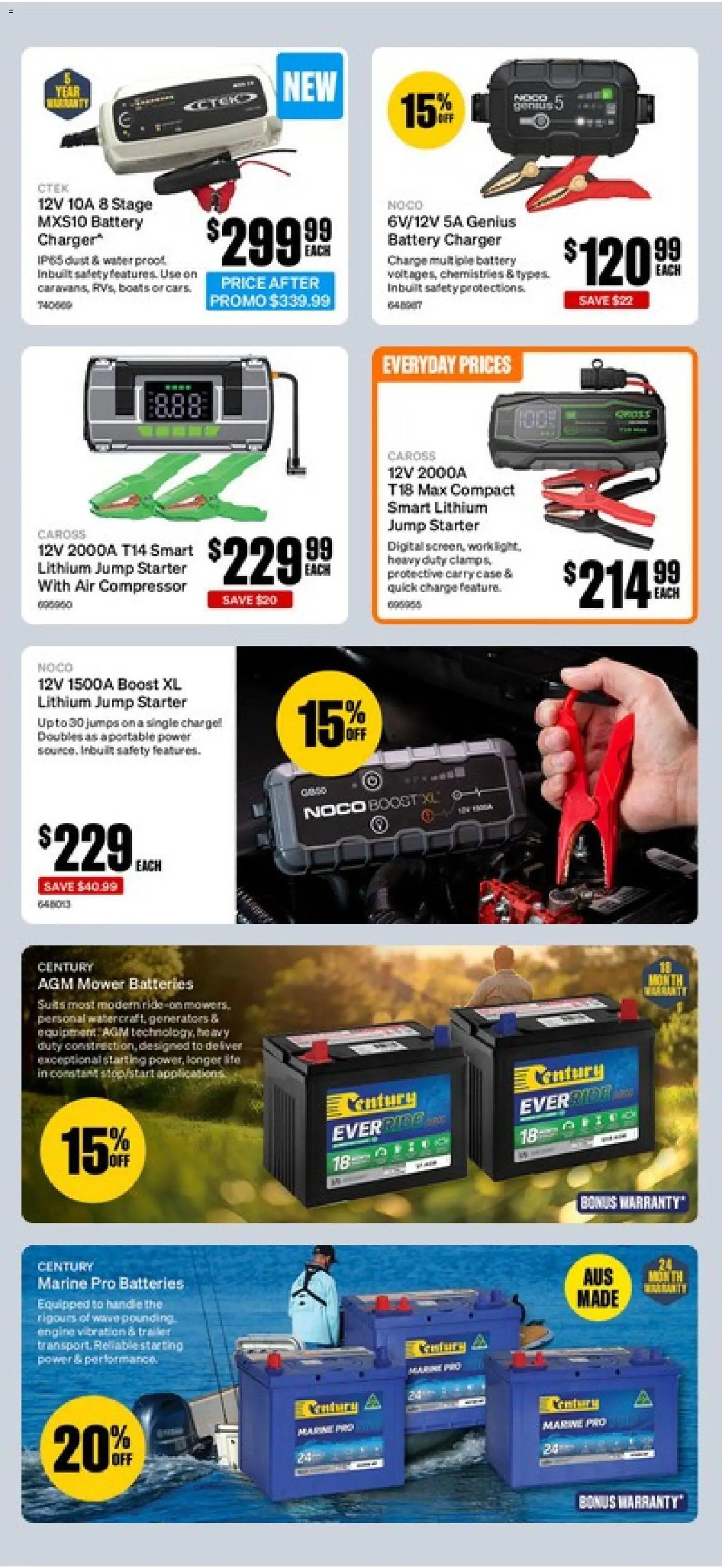 Supercheap Auto catalogue from 08/09/2026 Supercheap Auto catalogue