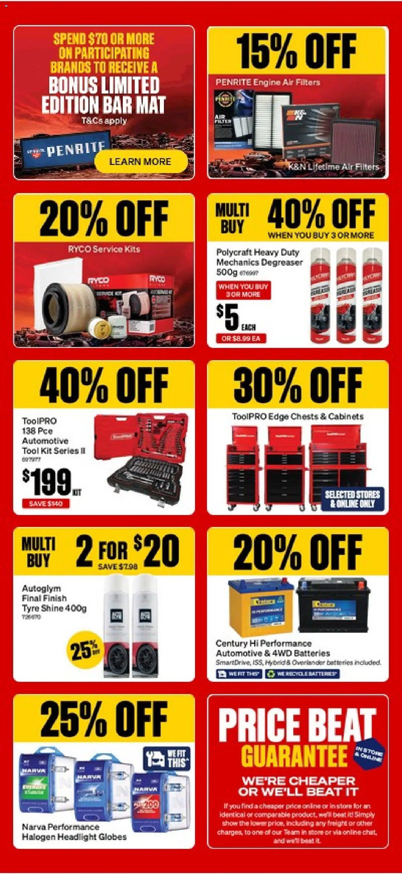 Supercheap Auto catalogue from 08/09/2026 Supercheap Auto catalogue