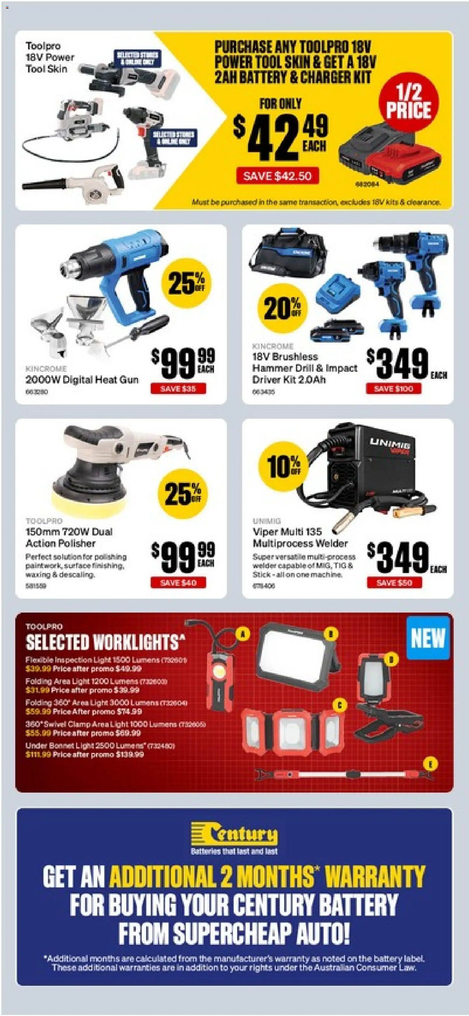 Supercheap Auto catalogue from 08/09/2026 Supercheap Auto catalogue