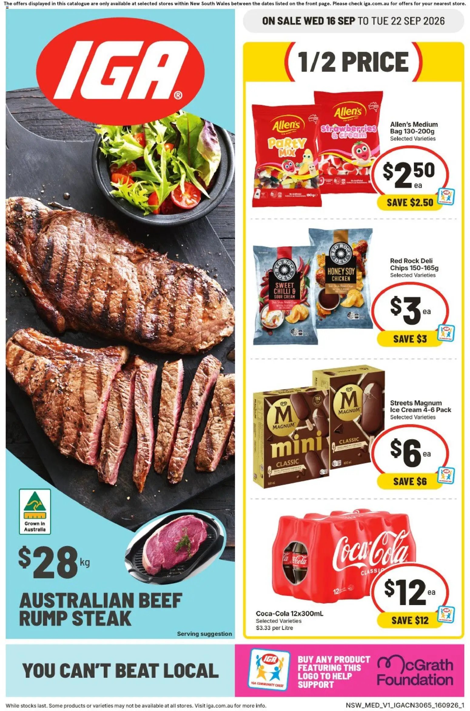 IGA catalogue from 16/09/2026 IGA catalogue Hackett