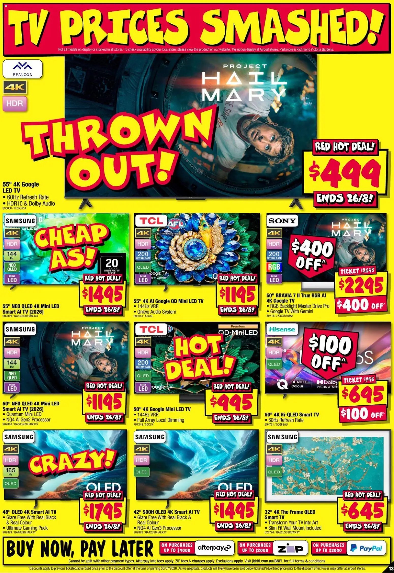 JB Hi-Fi catalogue from 13/08/2026 JB Hi-Fi Price Frenzy