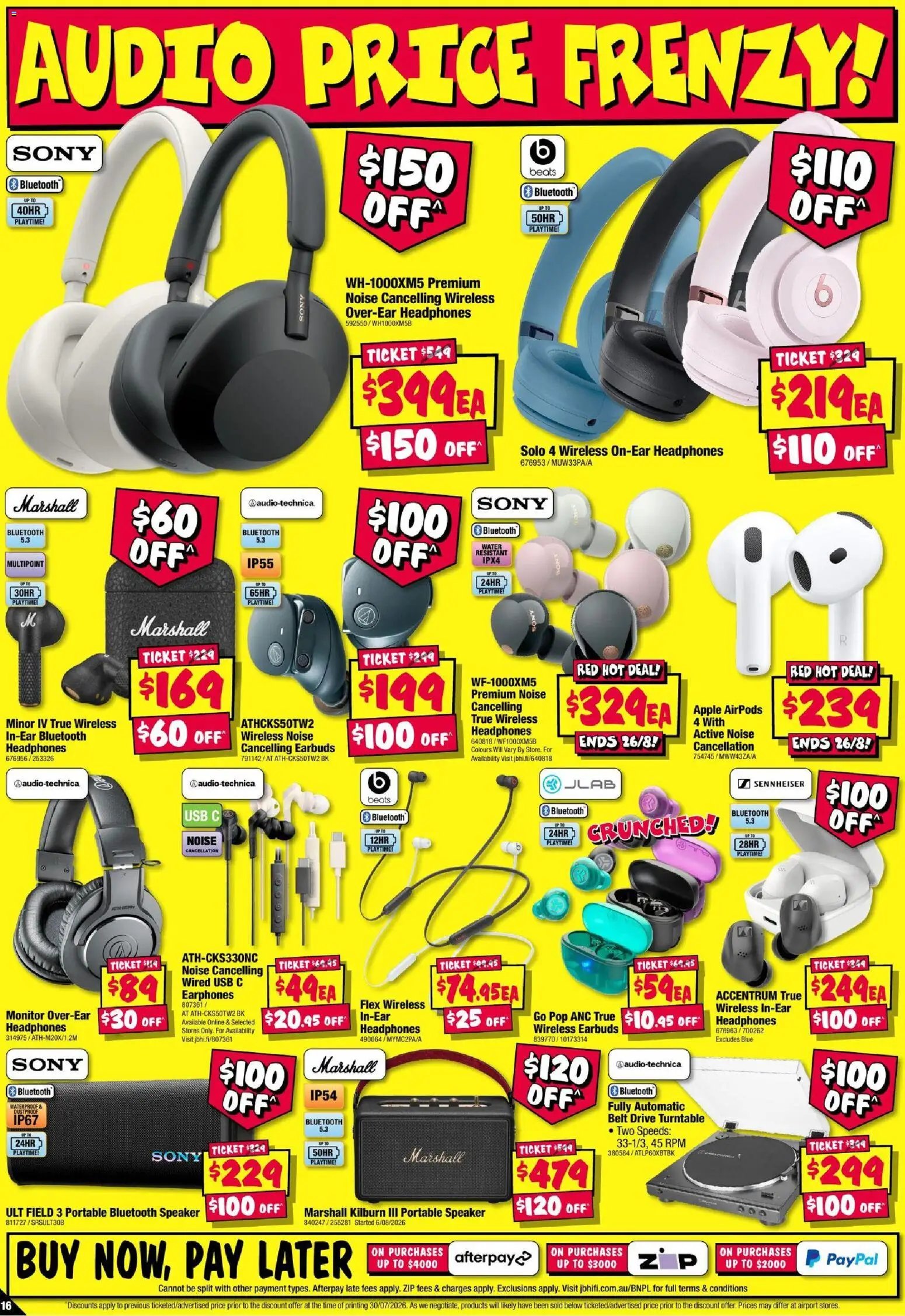 JB Hi-Fi catalogue from 13/08/2026 JB Hi-Fi Price Frenzy