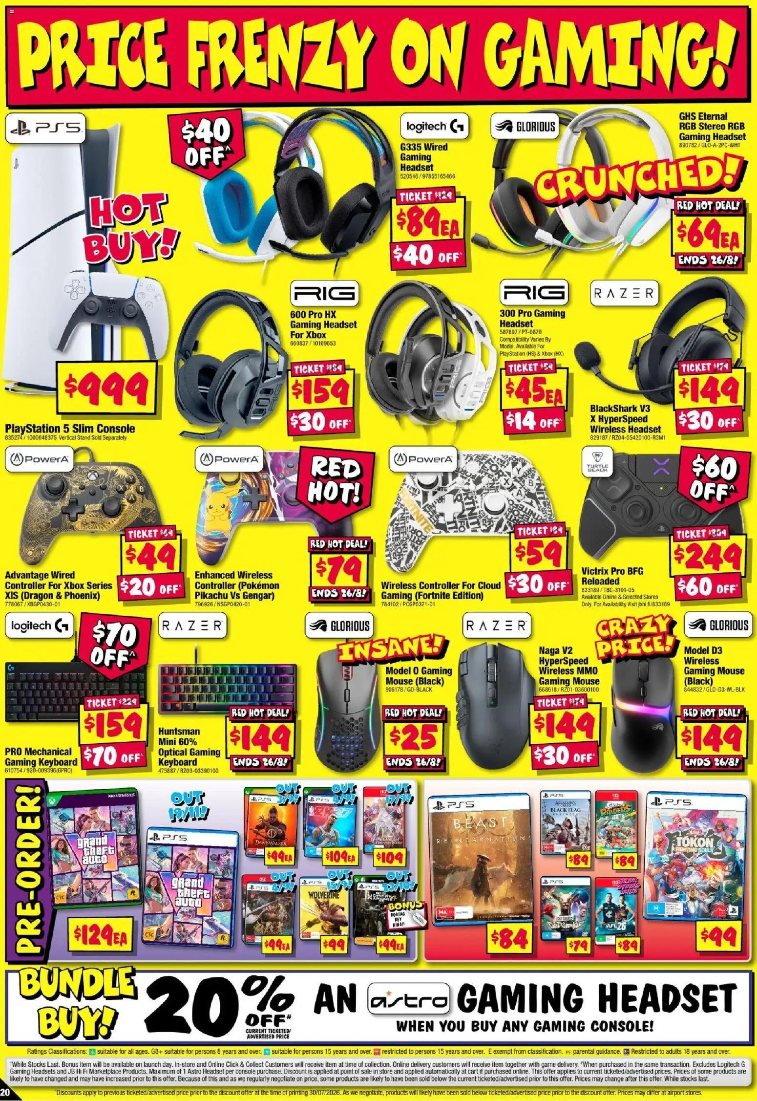 JB Hi-Fi catalogue from 13/08/2026 JB Hi-Fi Price Frenzy
