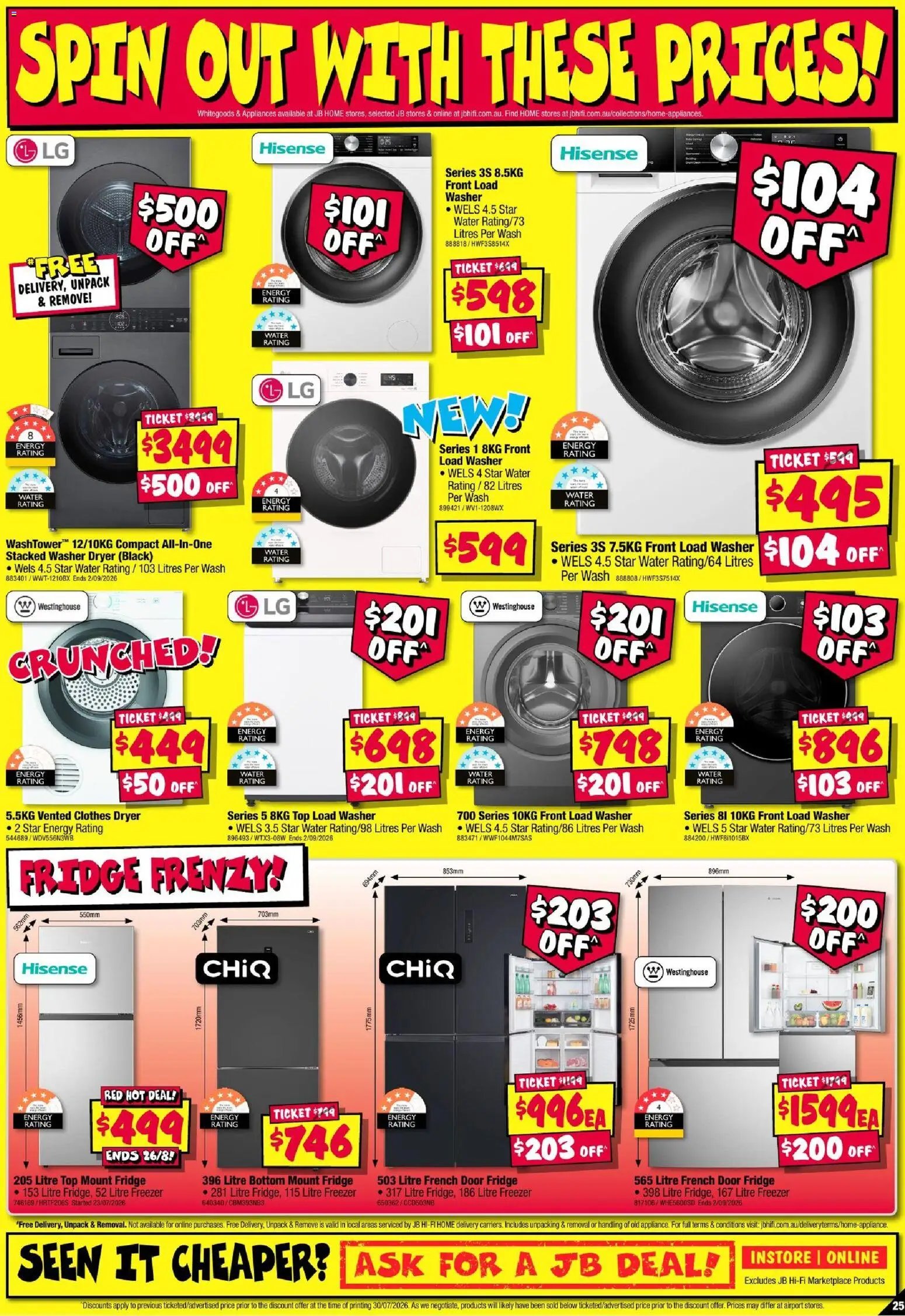 JB Hi-Fi catalogue from 13/08/2026 JB Hi-Fi Price Frenzy