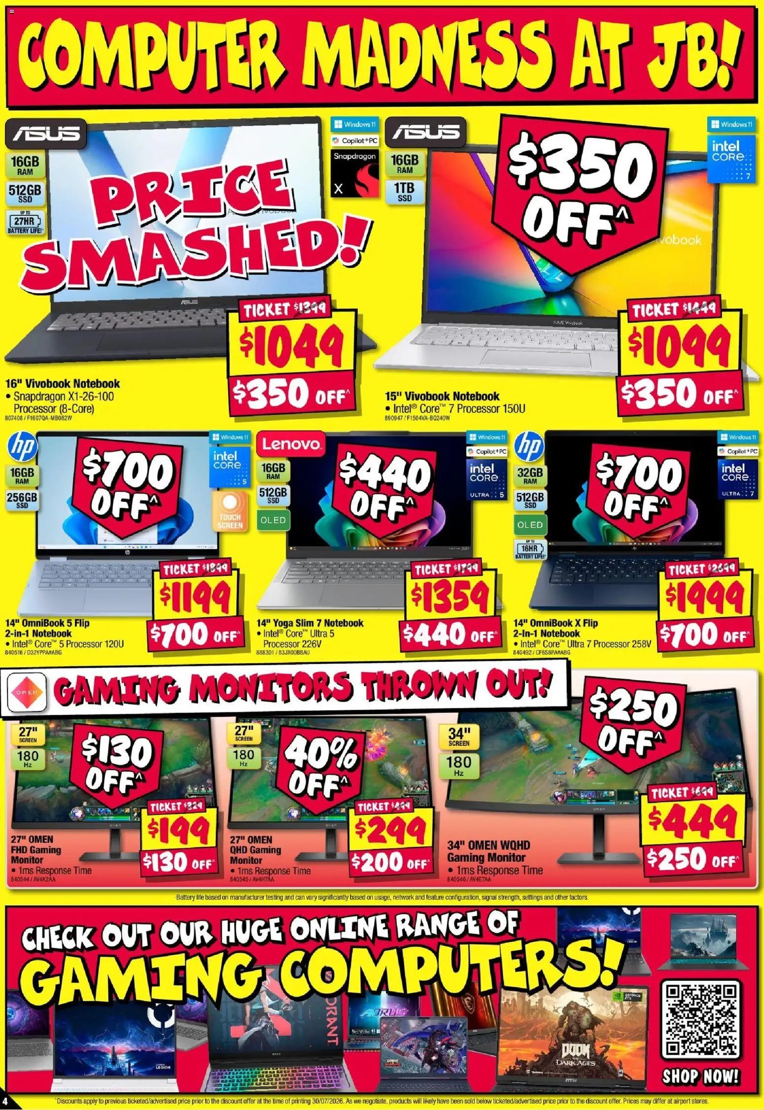 JB Hi-Fi catalogue from 13/08/2026 JB Hi-Fi Price Frenzy
