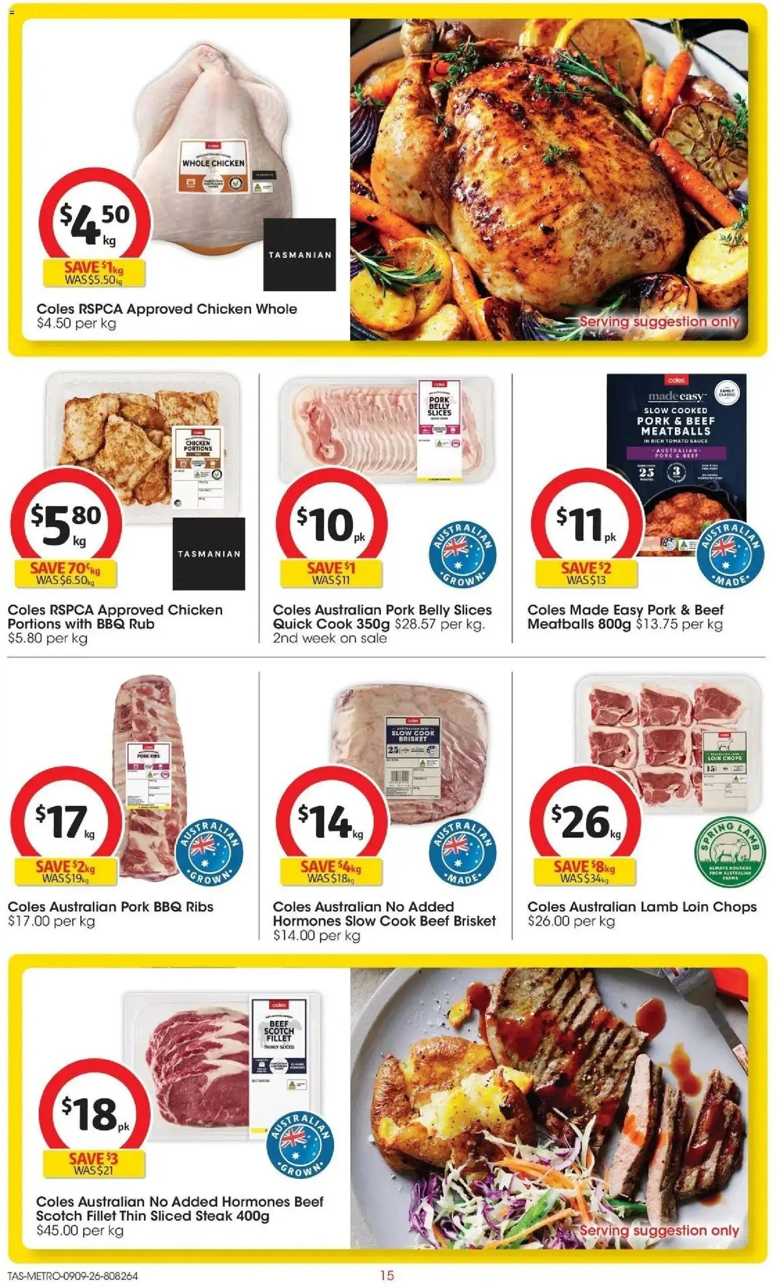 Coles catalogue from 09/09/2026 Coles catalogue TAS