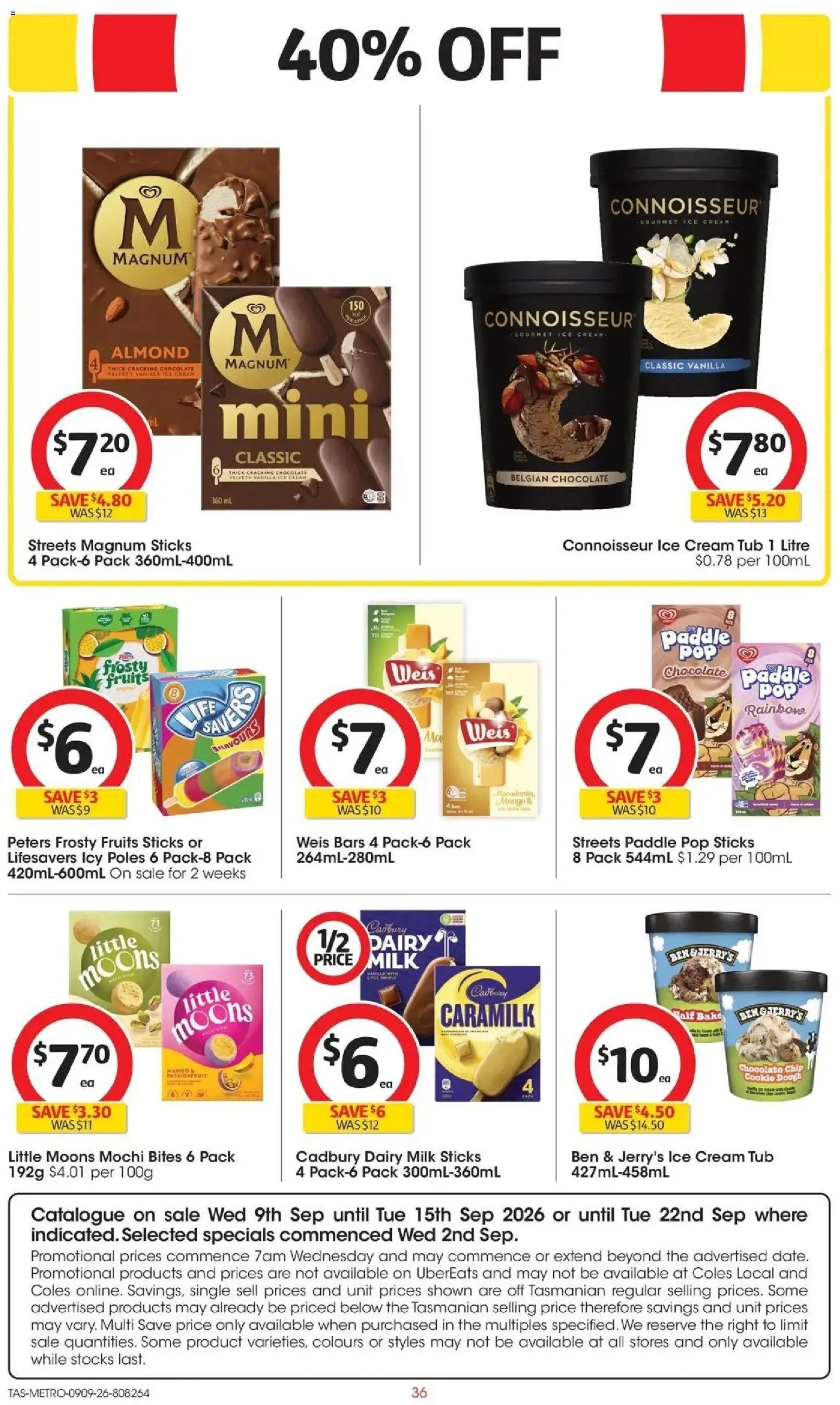 Coles catalogue from 09/09/2026 Coles catalogue TAS